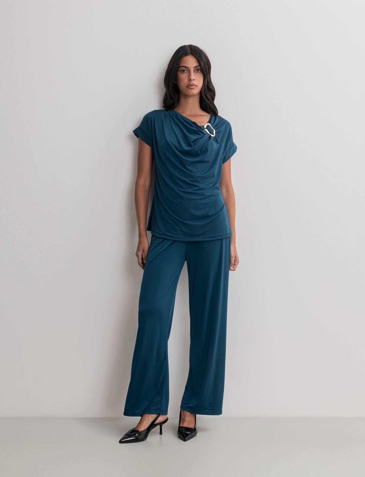 T-SHIRT CON FIBBIA - Ottanio