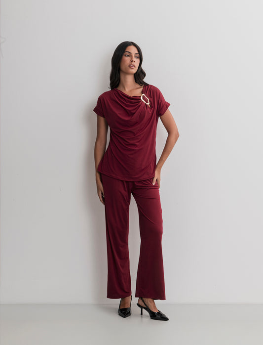 PANTALONE IN MAGLIA - Vinaccia
