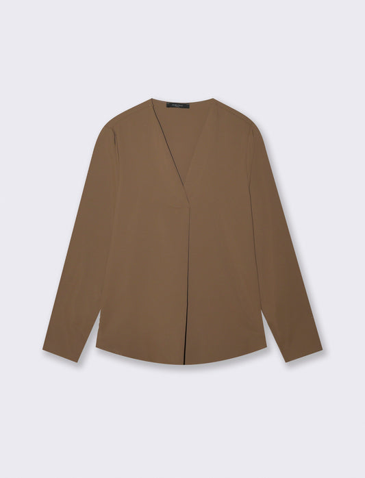 CASACCA CON SCOLLO A V - Cacao