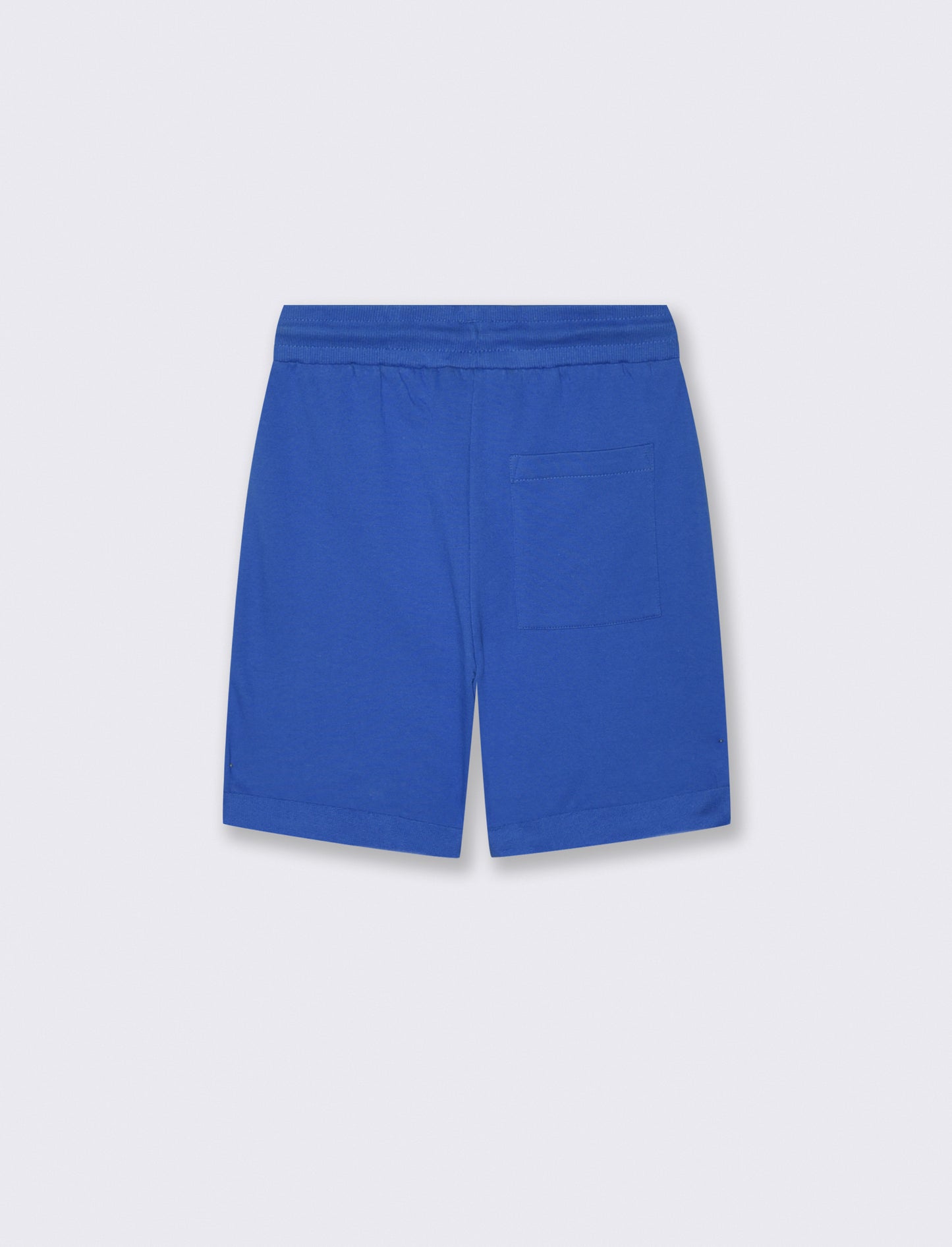 Bermuda in cotone con stampa personaggi - Blu cobalto
