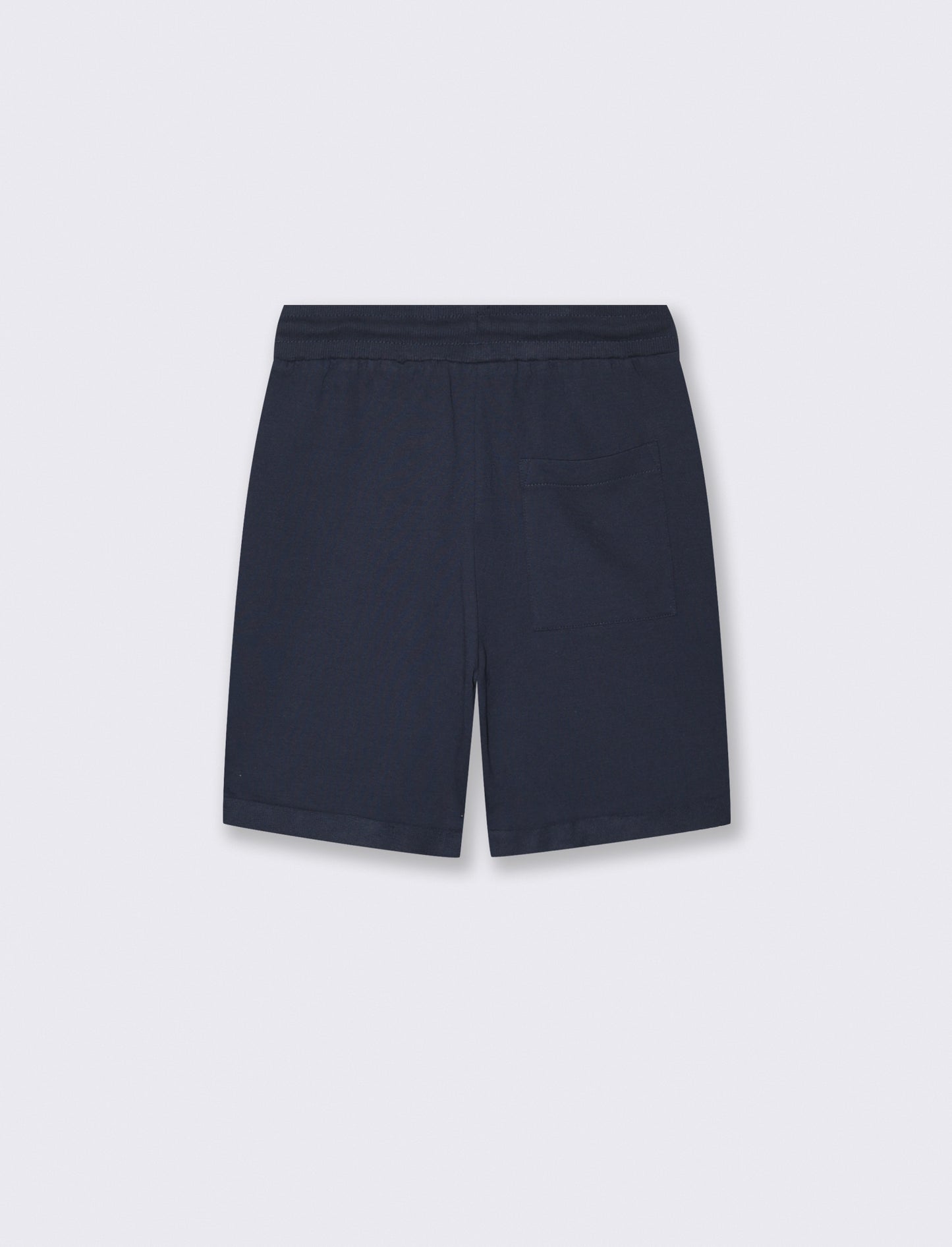 Bermuda in cotone con stampa personaggi - Blu