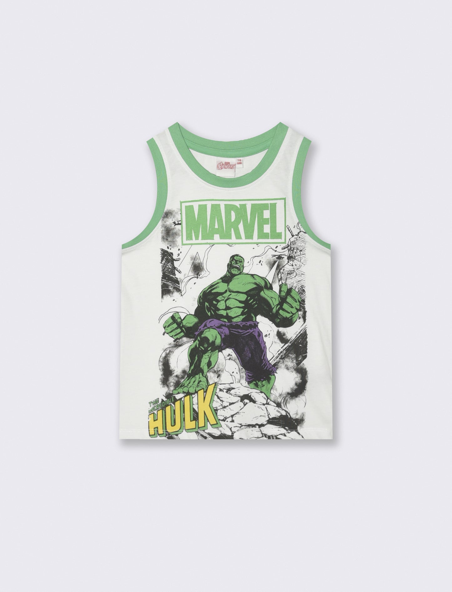 Versatile and Fun Marvel Tank Top for Kids - Green