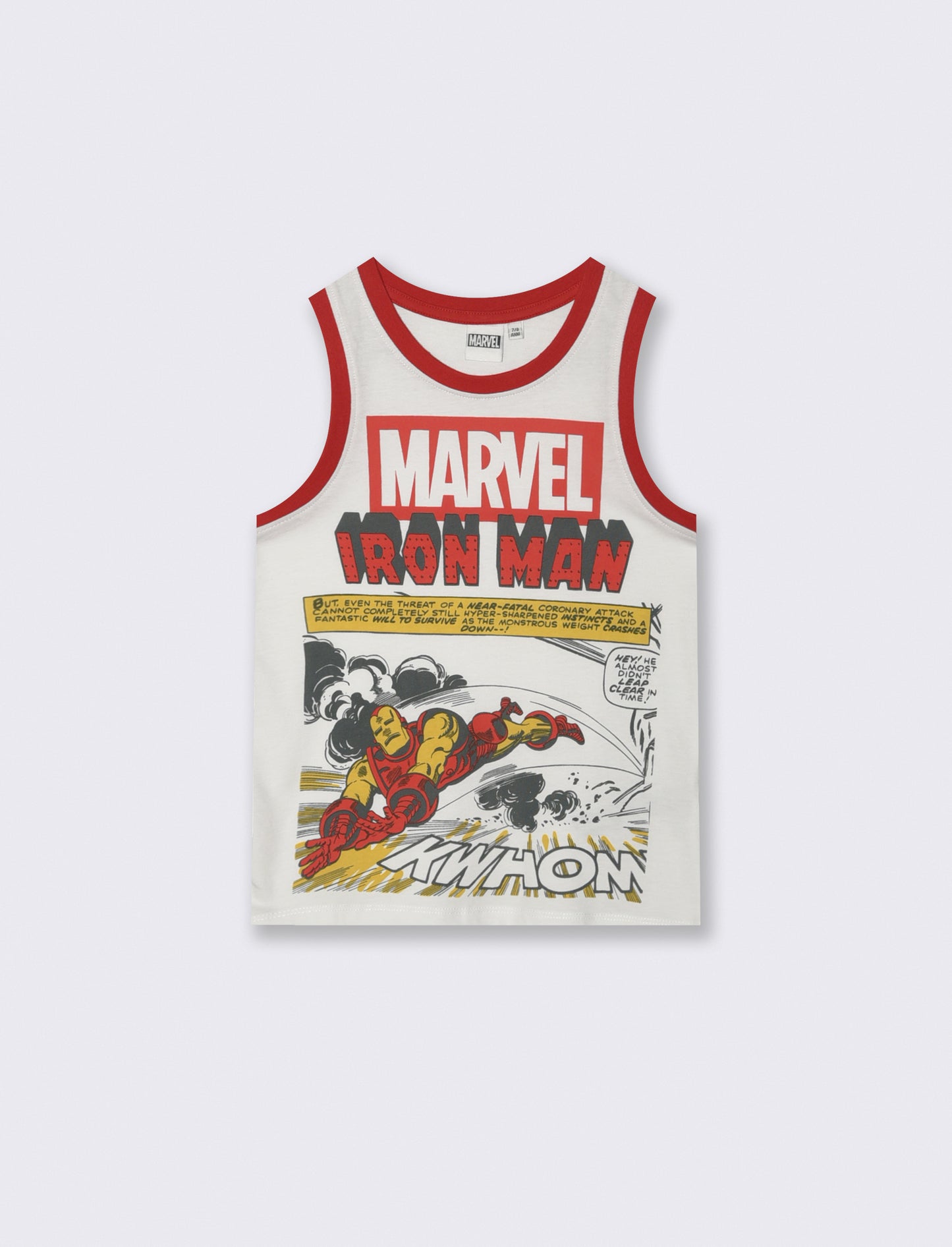 Versatile and Fun Marvel Tank Top for Kids - Red