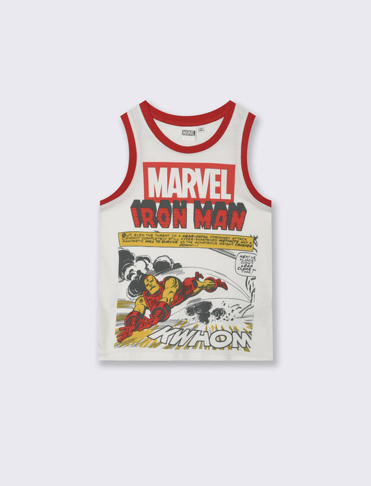 Canotta Marvel per bambini versatile e divertente - Rosso