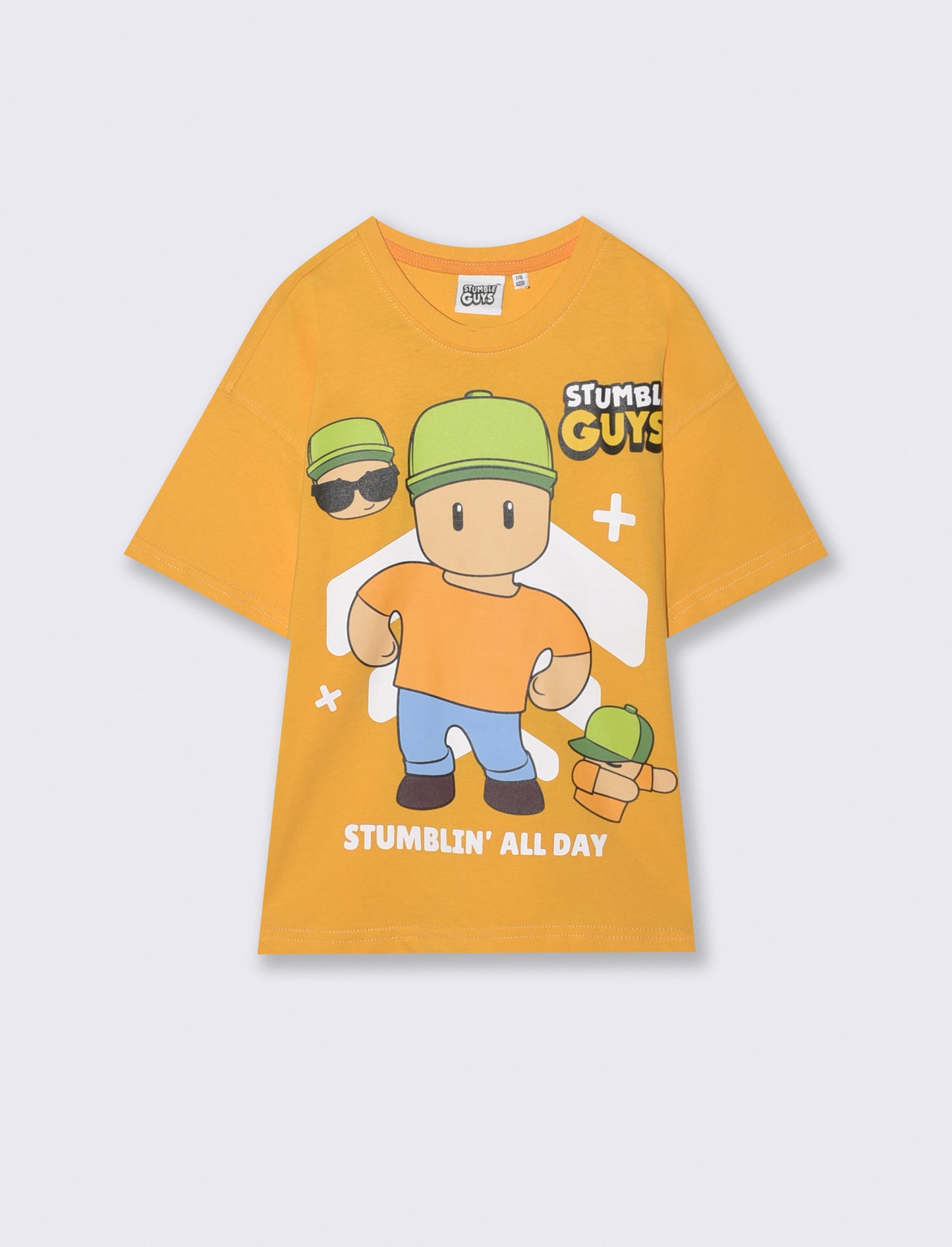 T-shirt Stumble Guys per giovani fan - Arancio