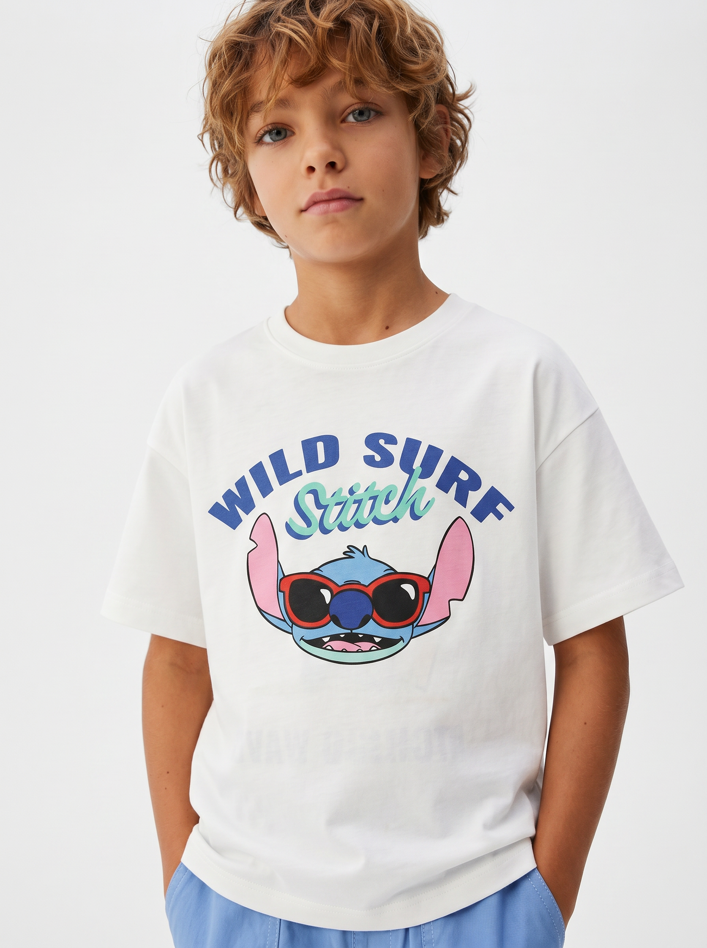 T-shirt Stich: divertente e versatile - Bianco