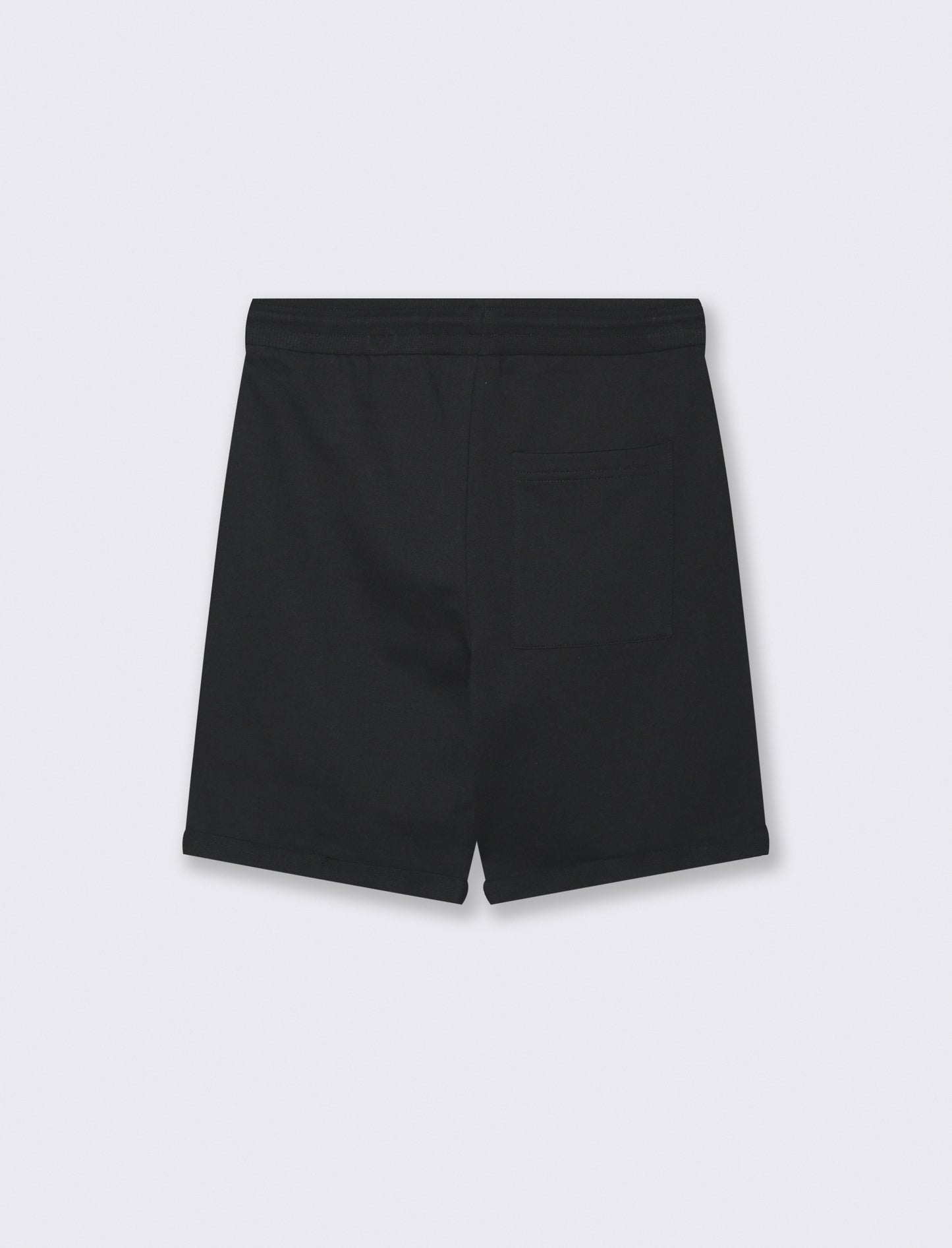 Bermuda in cotone con stampa personaggi - Nero