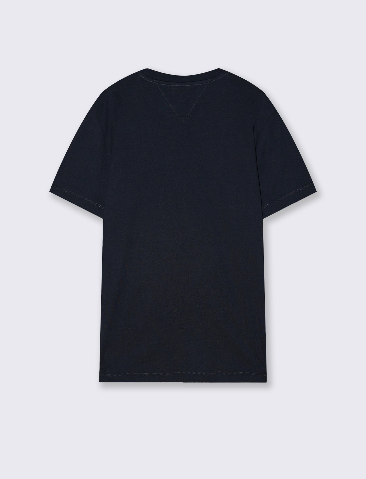 T-shirt with band and embroidery on the chest - Blue