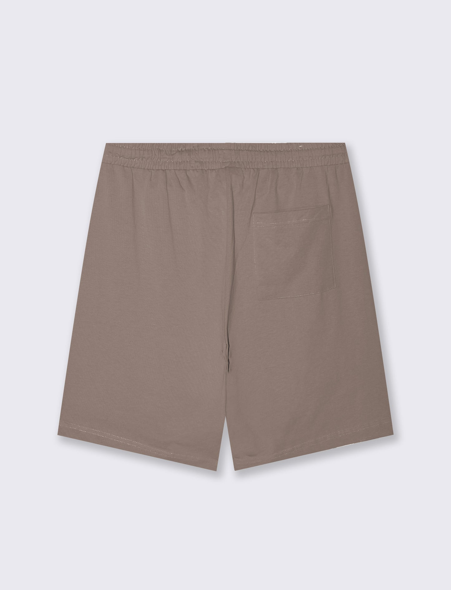 Bermuda Jogger Relaxed Fit in Cotone - Grigio fango