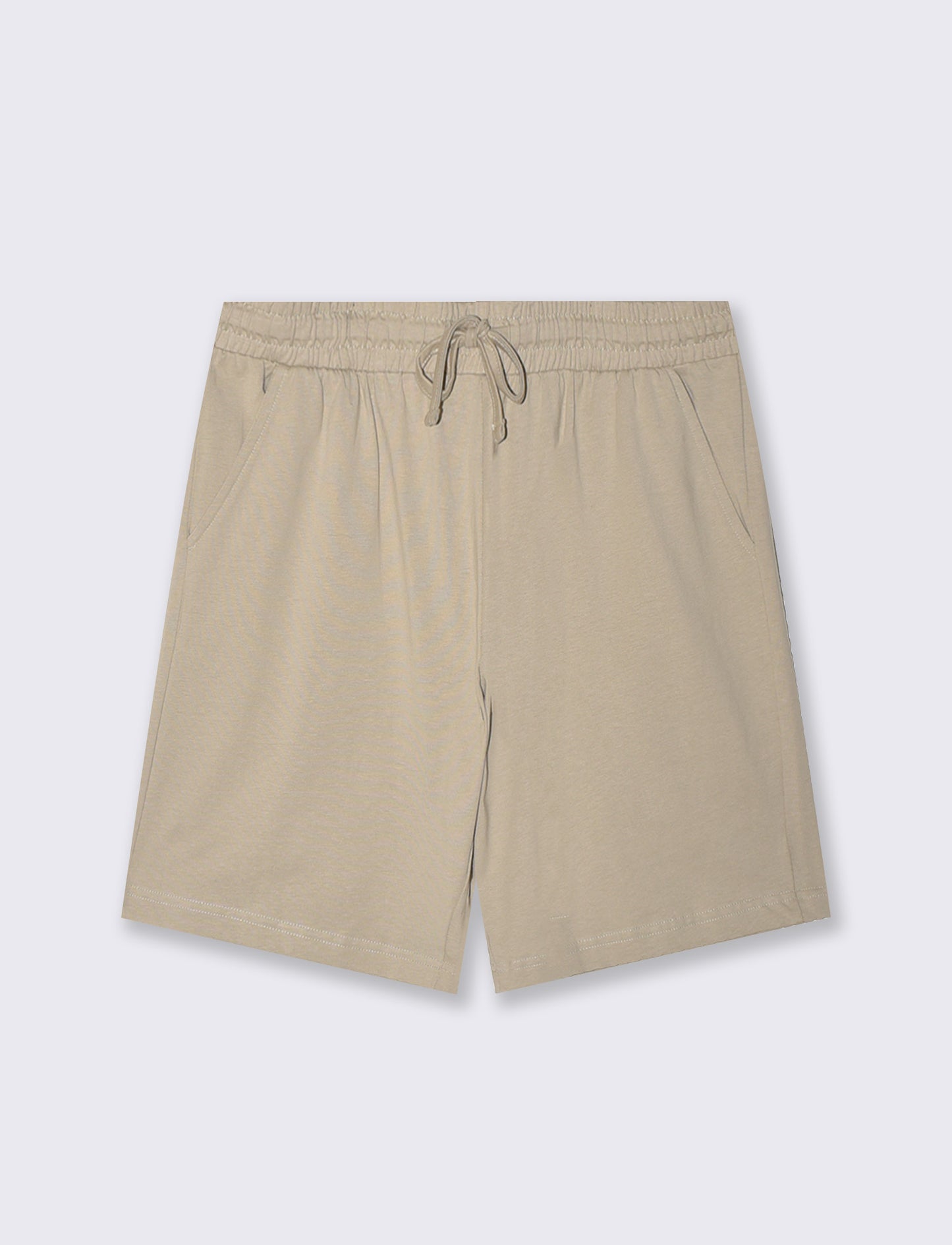 Bermuda Jogger Relaxed Fit in Cotone - Grigio stone