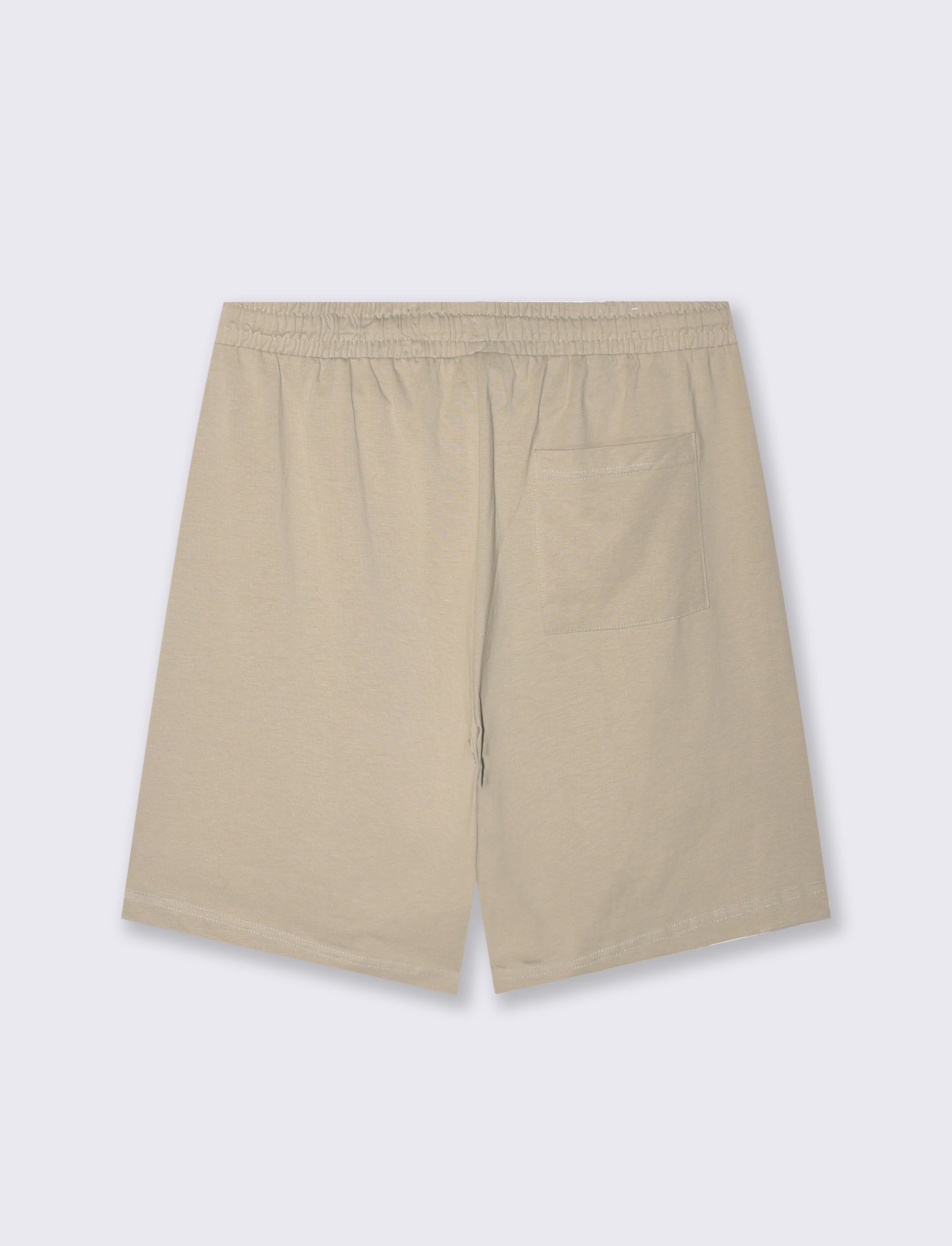 Bermuda Jogger Relaxed Fit in Cotone - Grigio stone