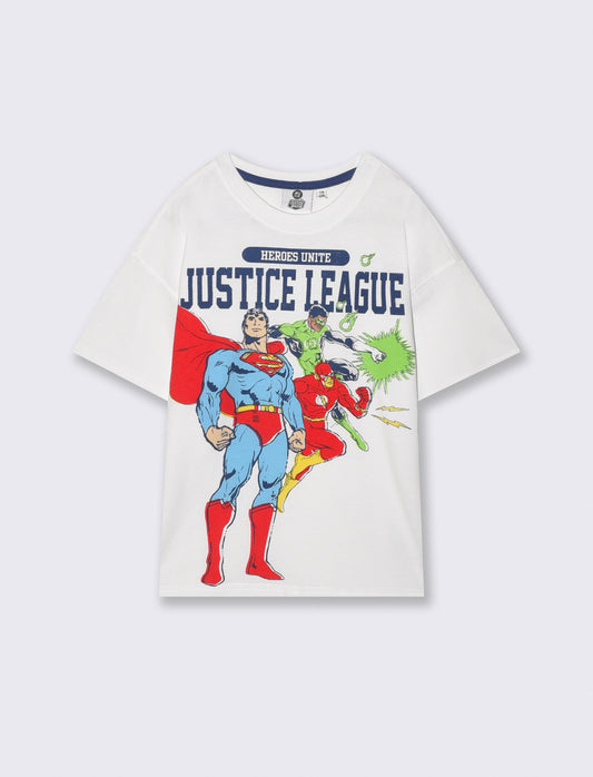 T-shirt Superman per giovani fan - Bianco