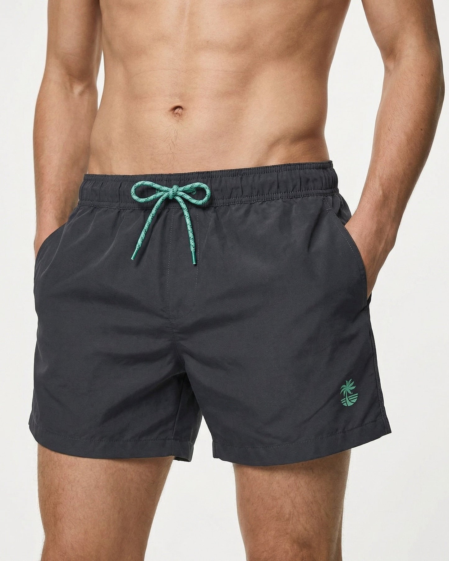 Basic Swimwear with Internal Mesh Lining - Blue
