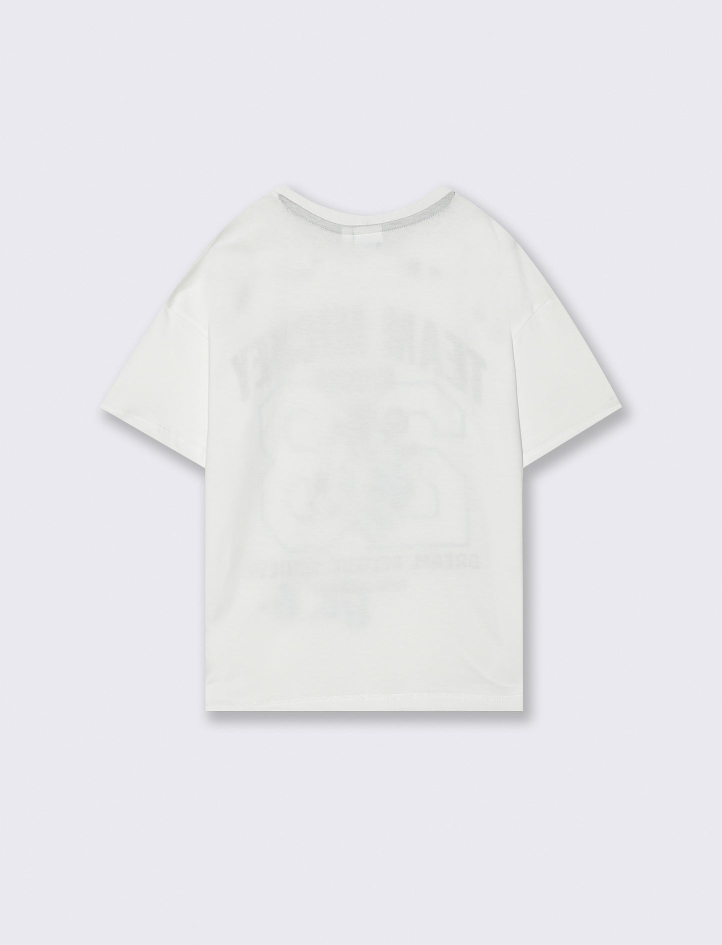 T-shirt Disney girocollo per giovani fan - Bianco