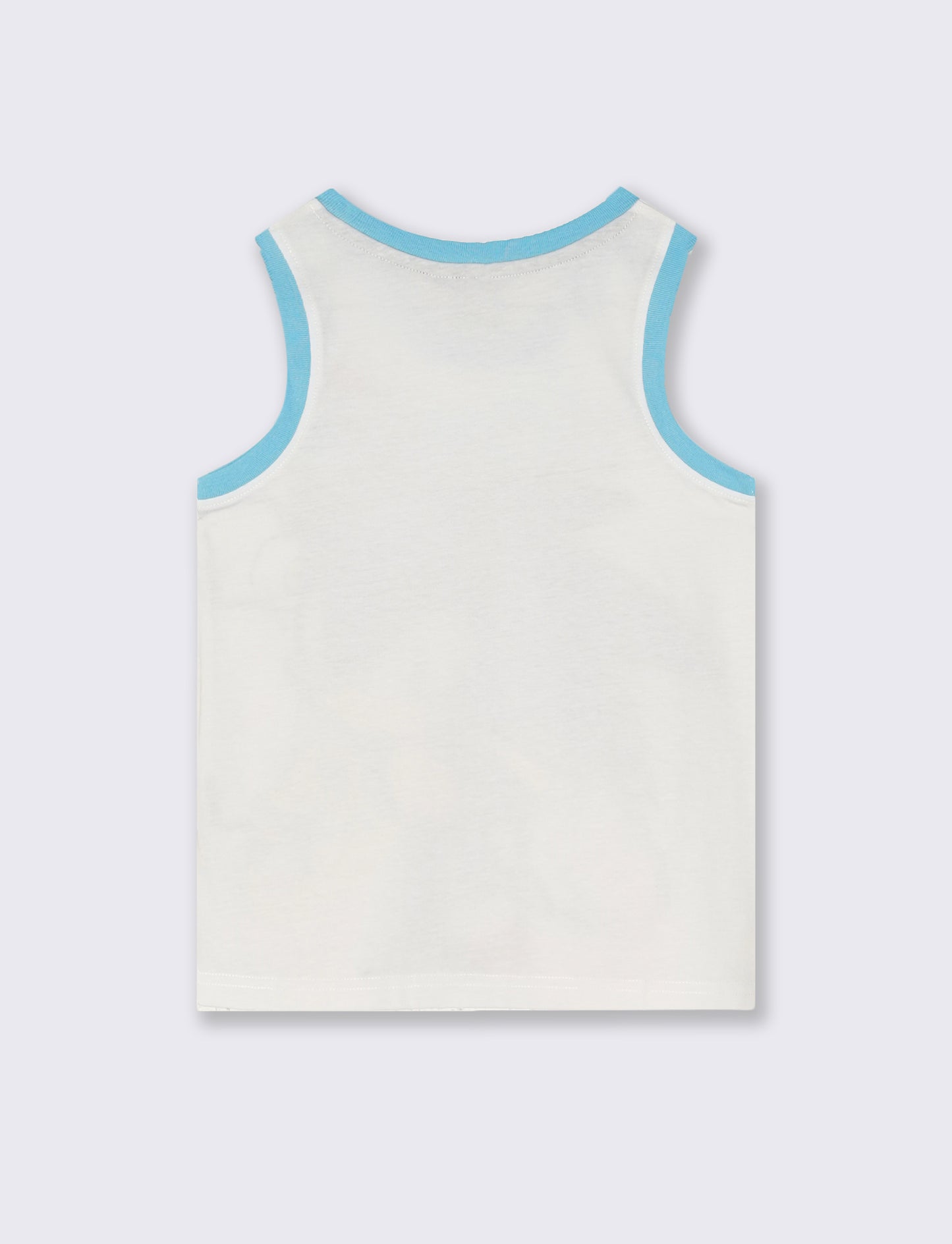 Canotta in cotone con stampe by Sonic - Bianco