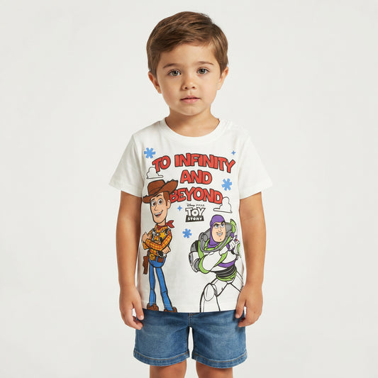 Maglietta Toy Story casual e alla moda - Bianco