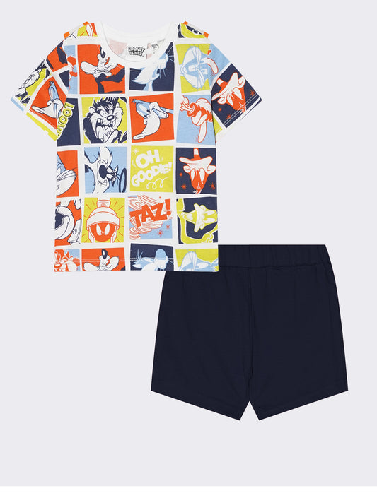Set Looney Tunes two-piece: t-shirt and shorts - Blue