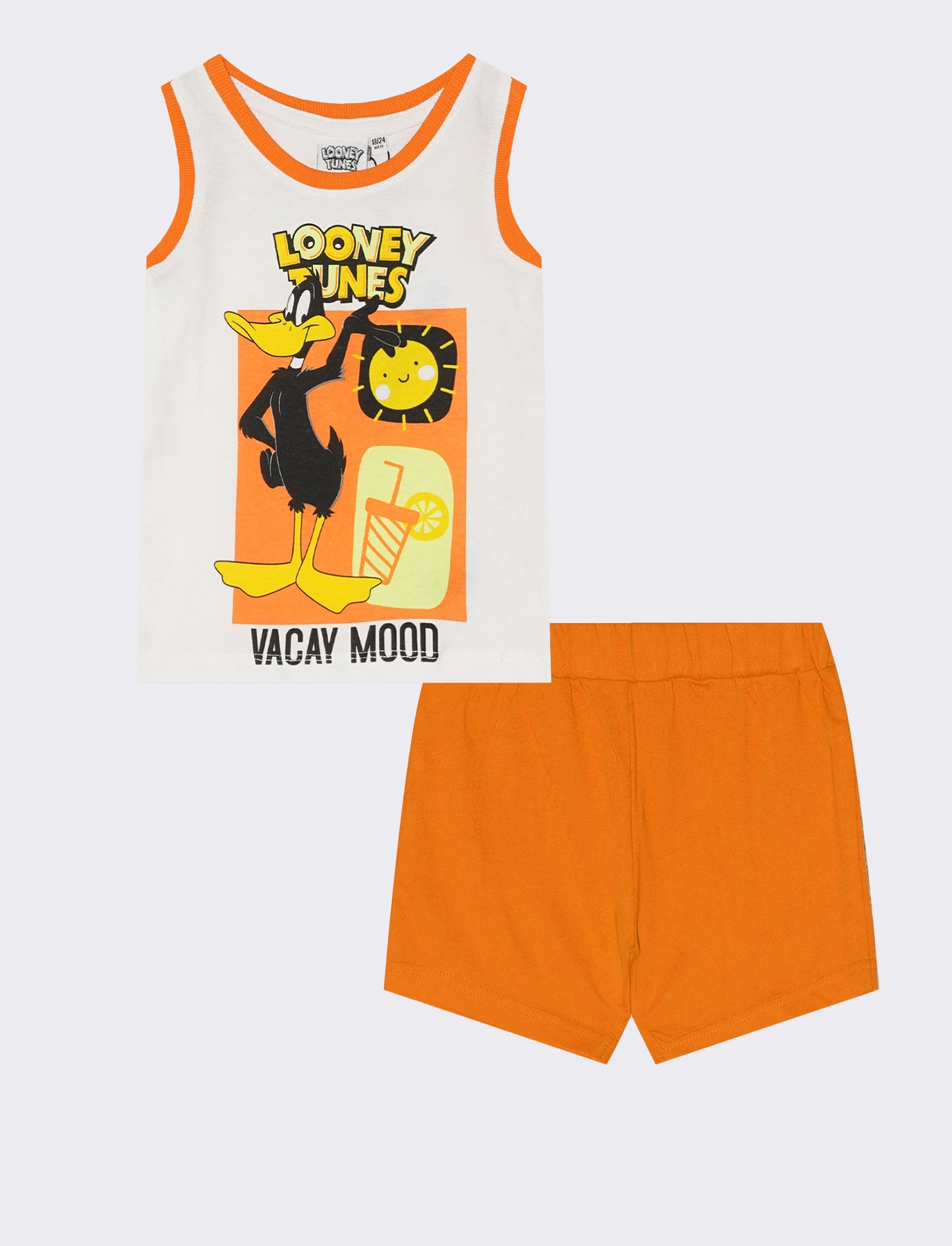 Looney Tunes Two-Piece Sleeveless Set - White