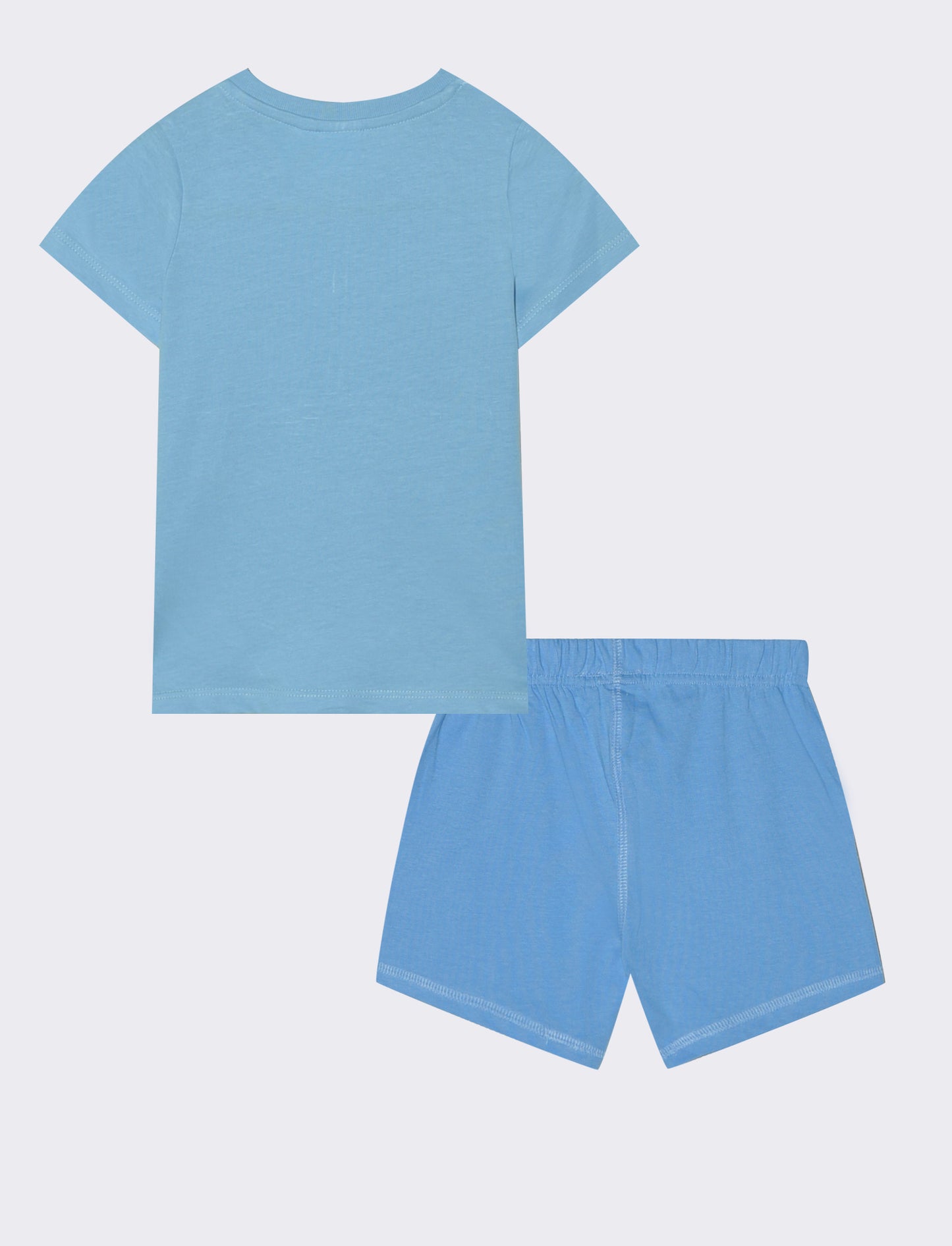 Completo Stitch maglietta e bermuda corto - Azzurro