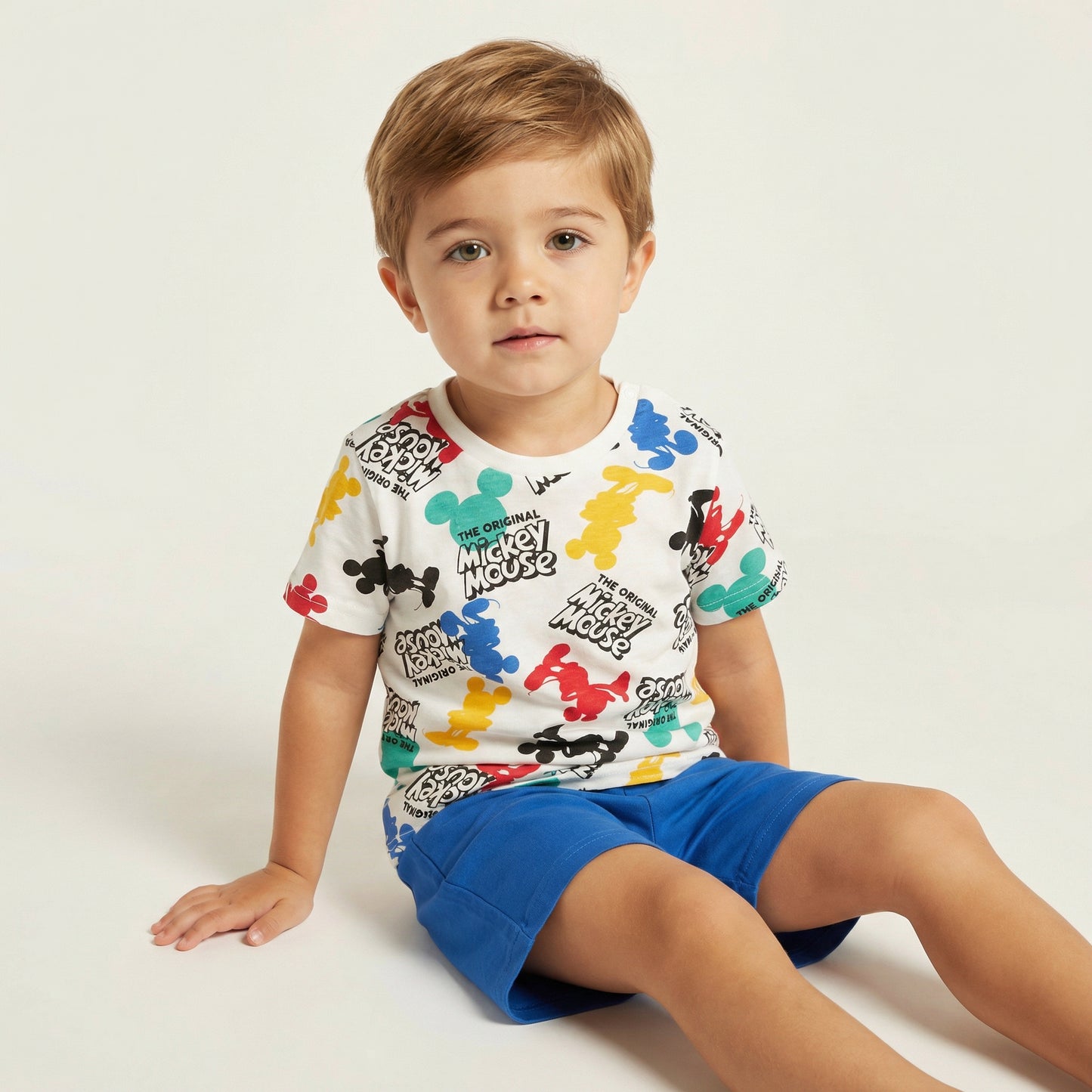 Maglietta Mickey Mouse e bermuda corti - Avion