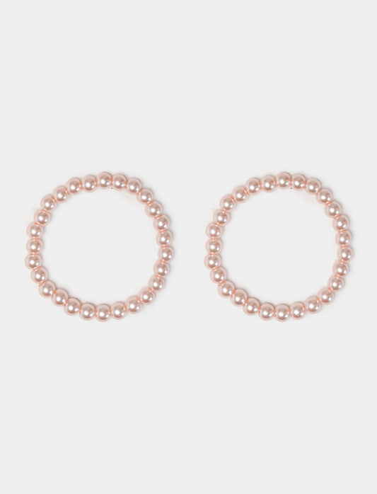 Bracciale da donna con perle - Rosa