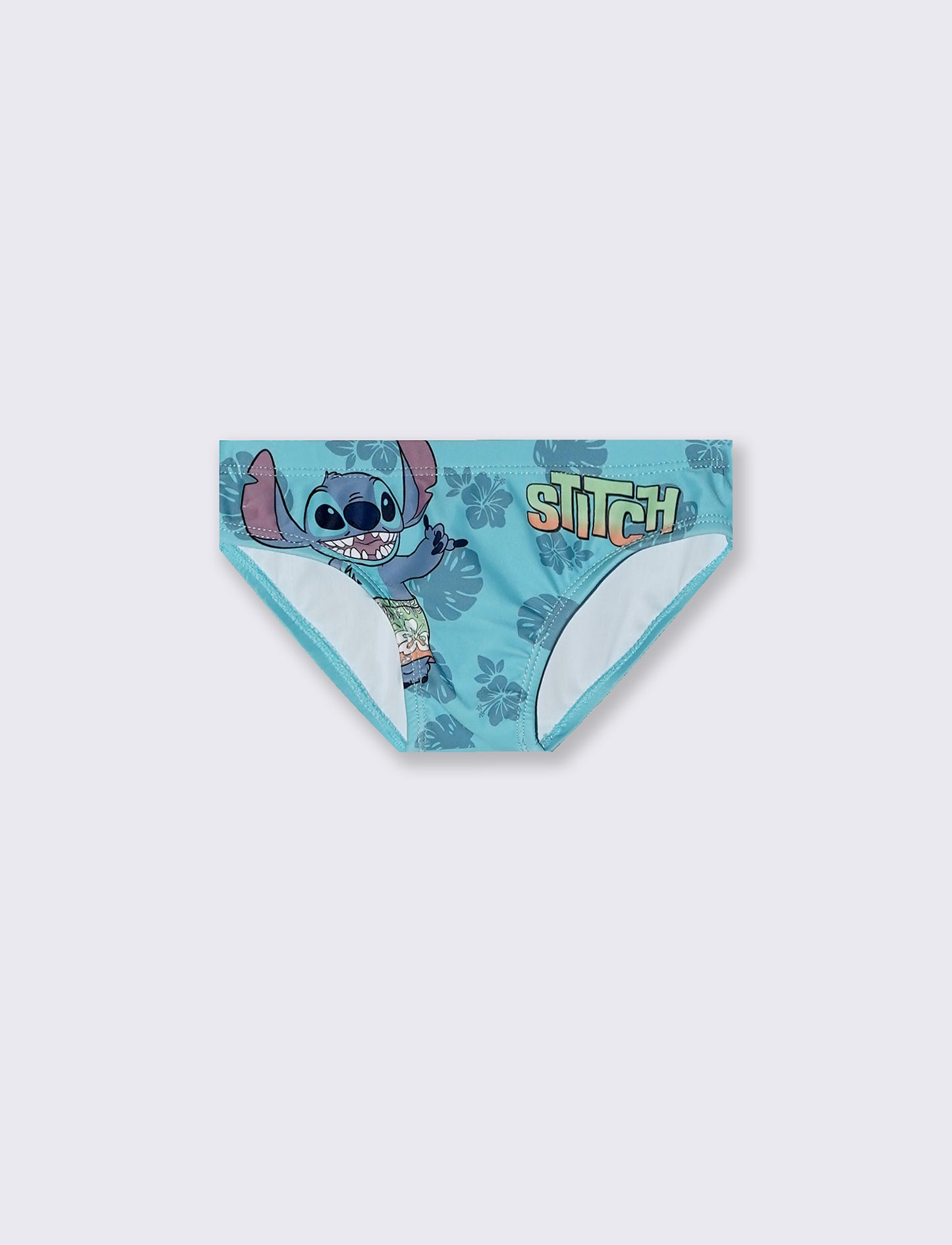 Disney Print Marine Slip Stitch - Sky blue