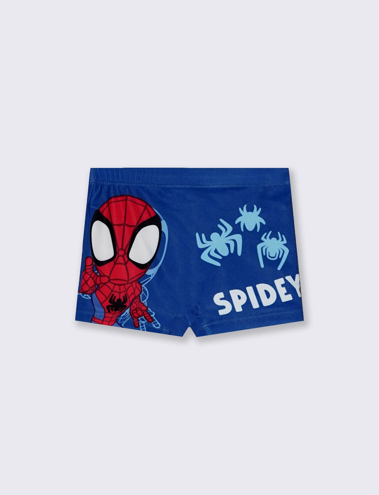 Spidey Costume with Print and Spiders - Blue