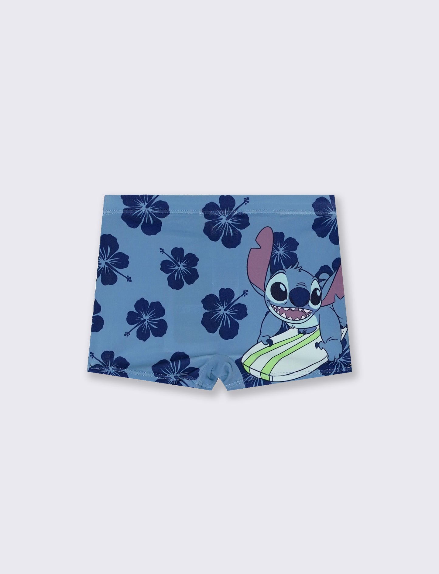 Costume boxer Stitch in tessuto elastico - Blu