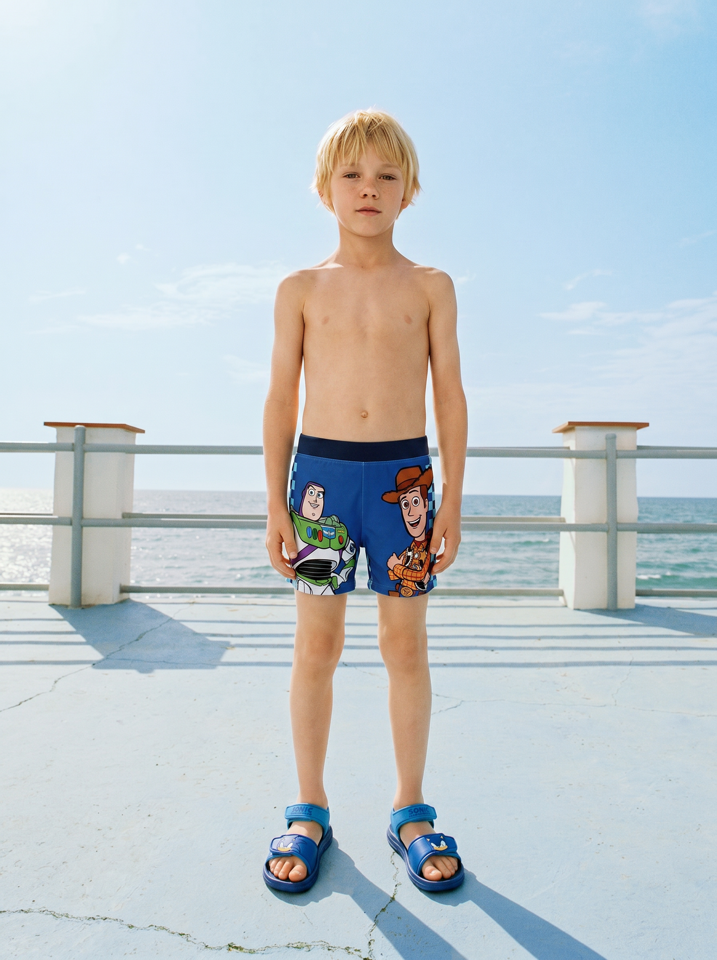 Costume boxer Toy Story per l'estate - Blu navy