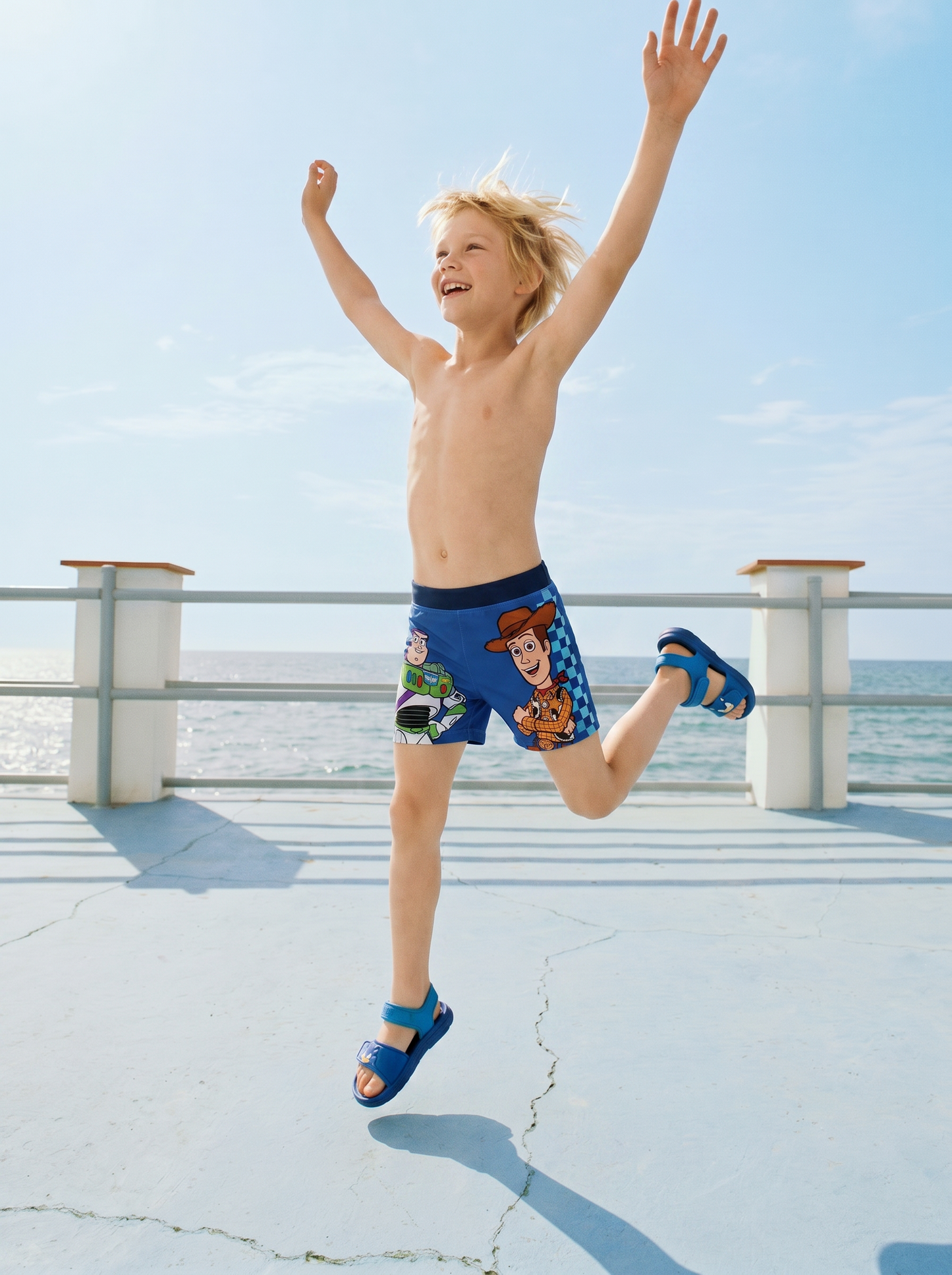 Costume boxer Toy Story per l'estate - Blu navy