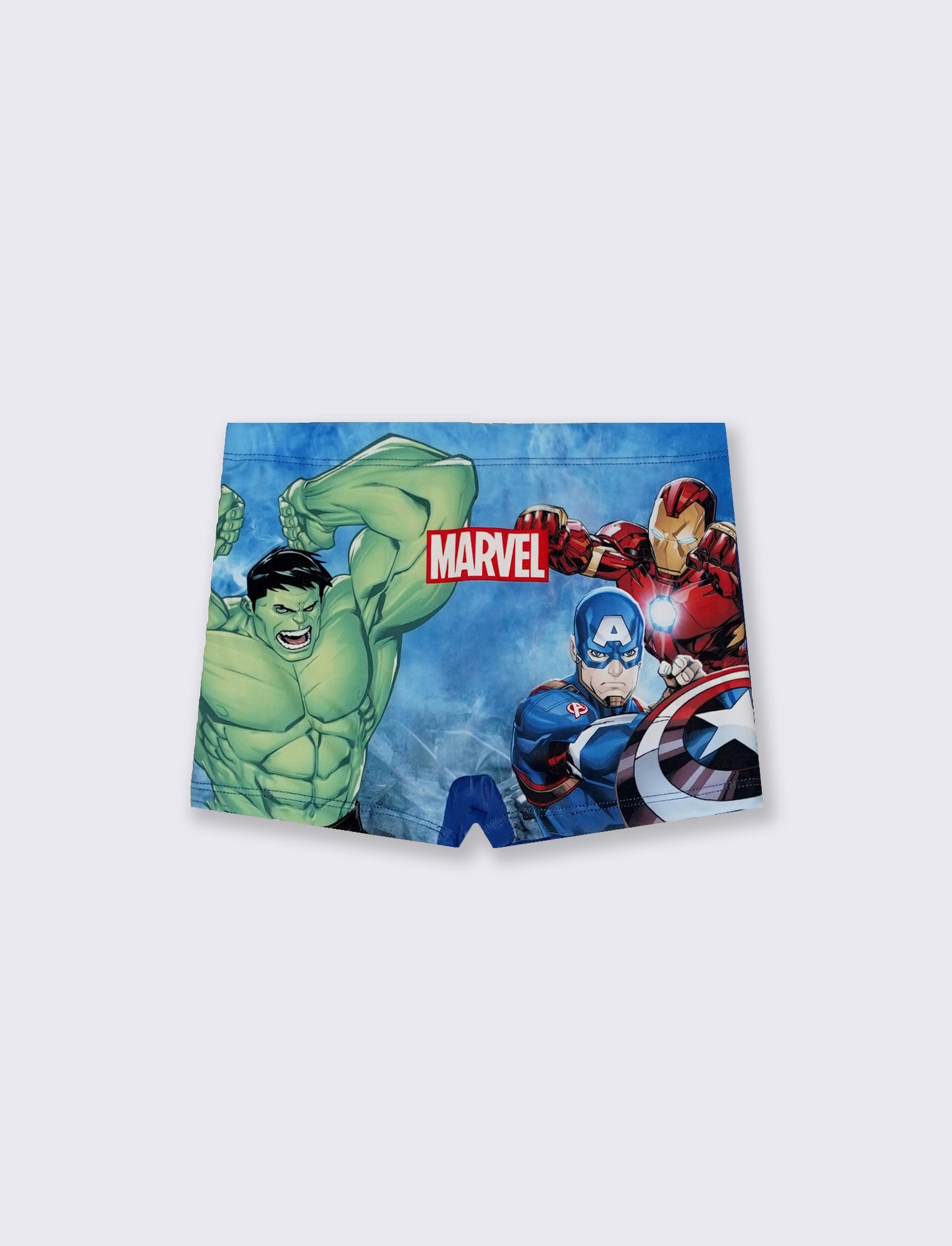 Avengers Boxer Costume in Stretch Fabric - Blue