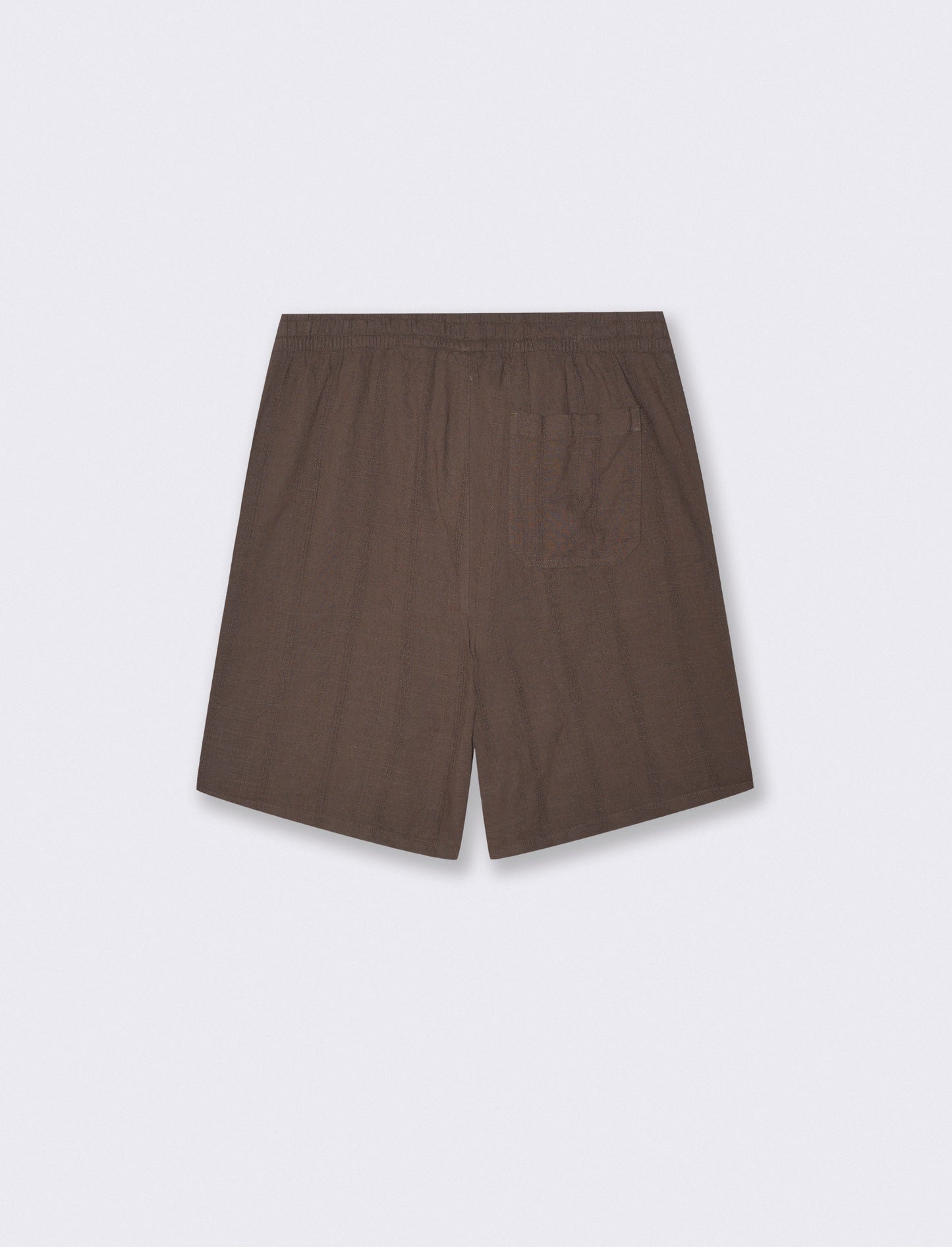 Bermuda Jogger Regular Fit in Jacquard - Brown