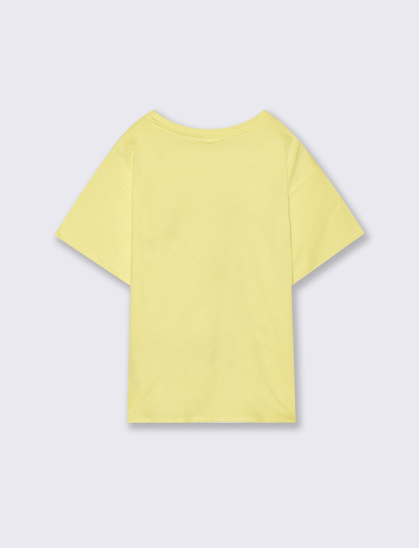 Disney Stitch Cotton Short Sleeve T-Shirt - Yellow