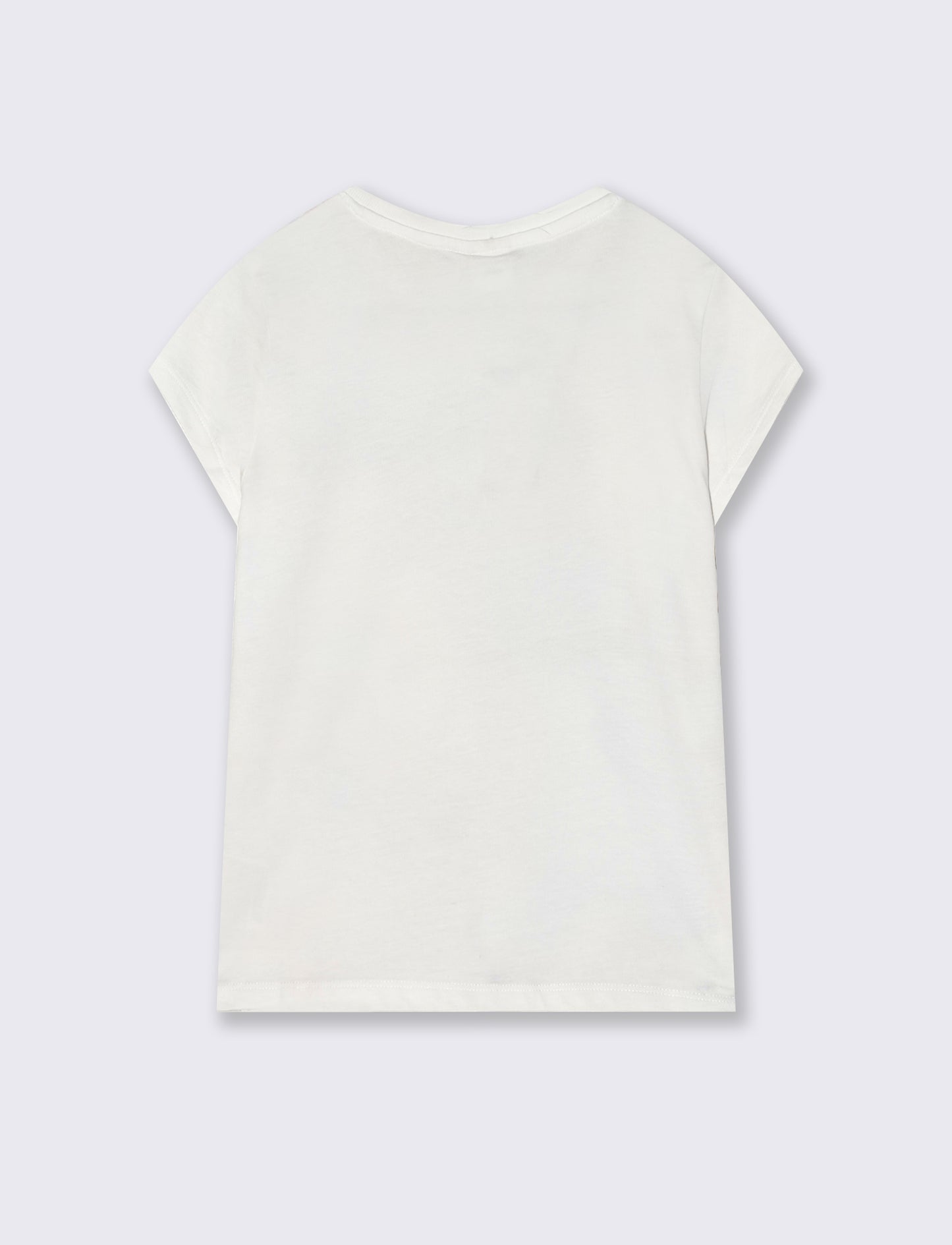 T-Shirt cropped by Stich con stampe - Fantasia