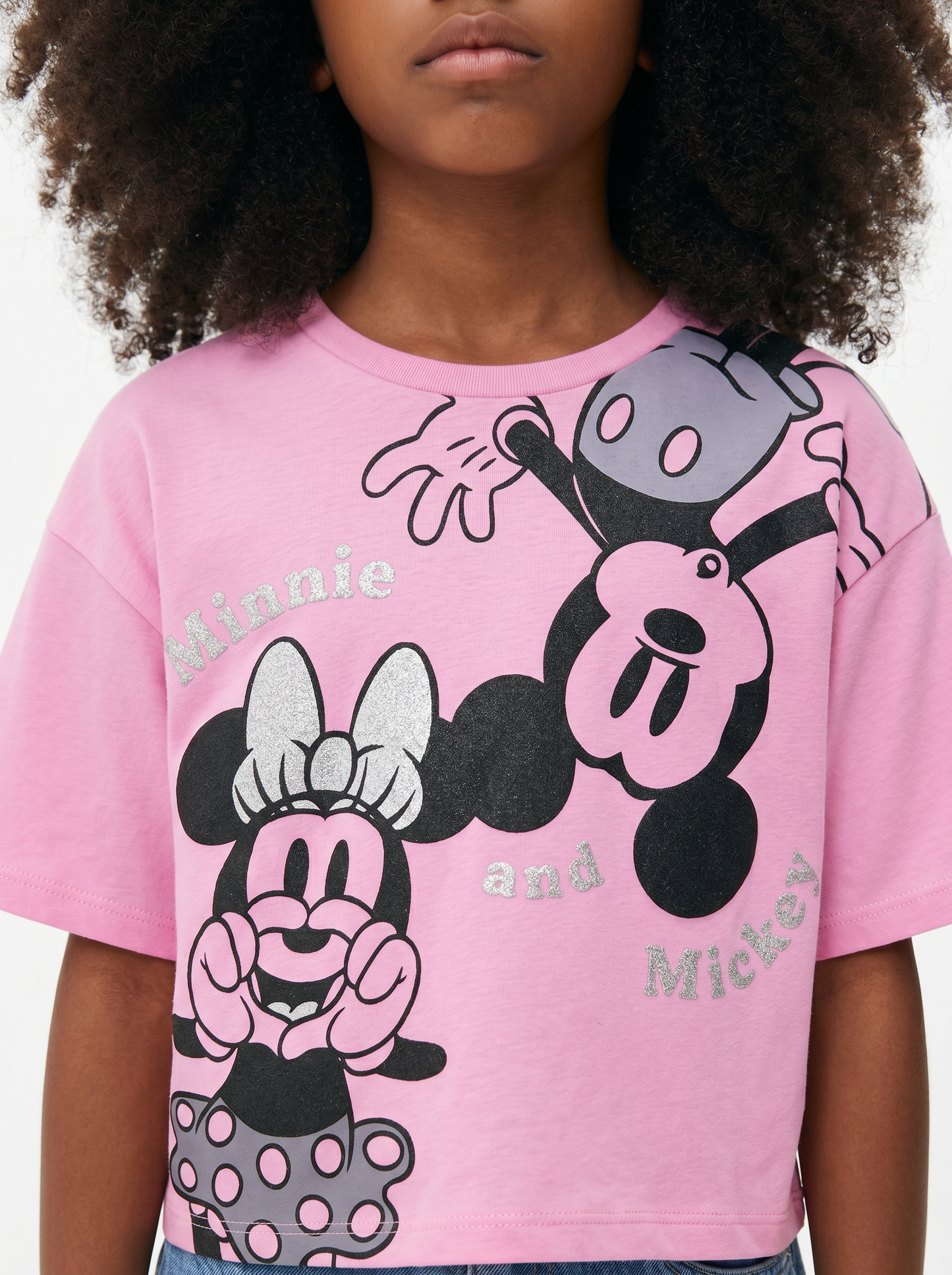 T-shirt sportiva Minnie in cotone dinamico - Rosa