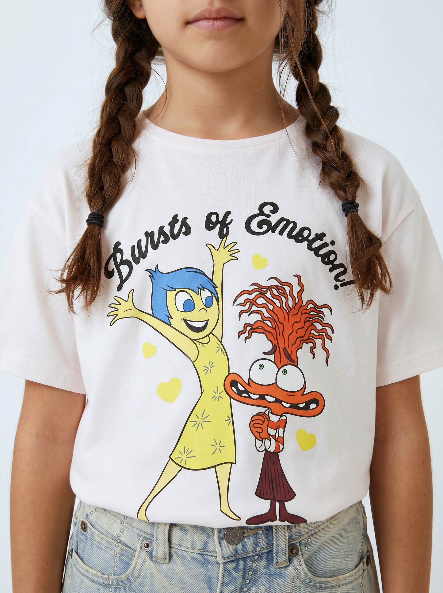 T-shirt estiva Disney Inside Out emozionante - Bianco
