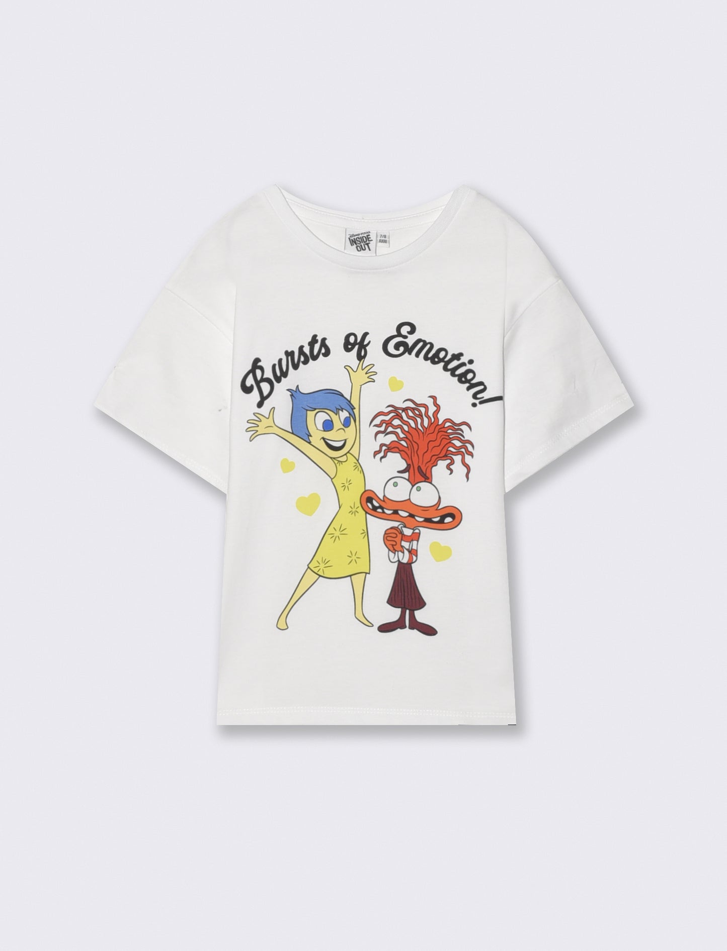 T-shirt estiva Disney Inside Out emozionante - Bianco