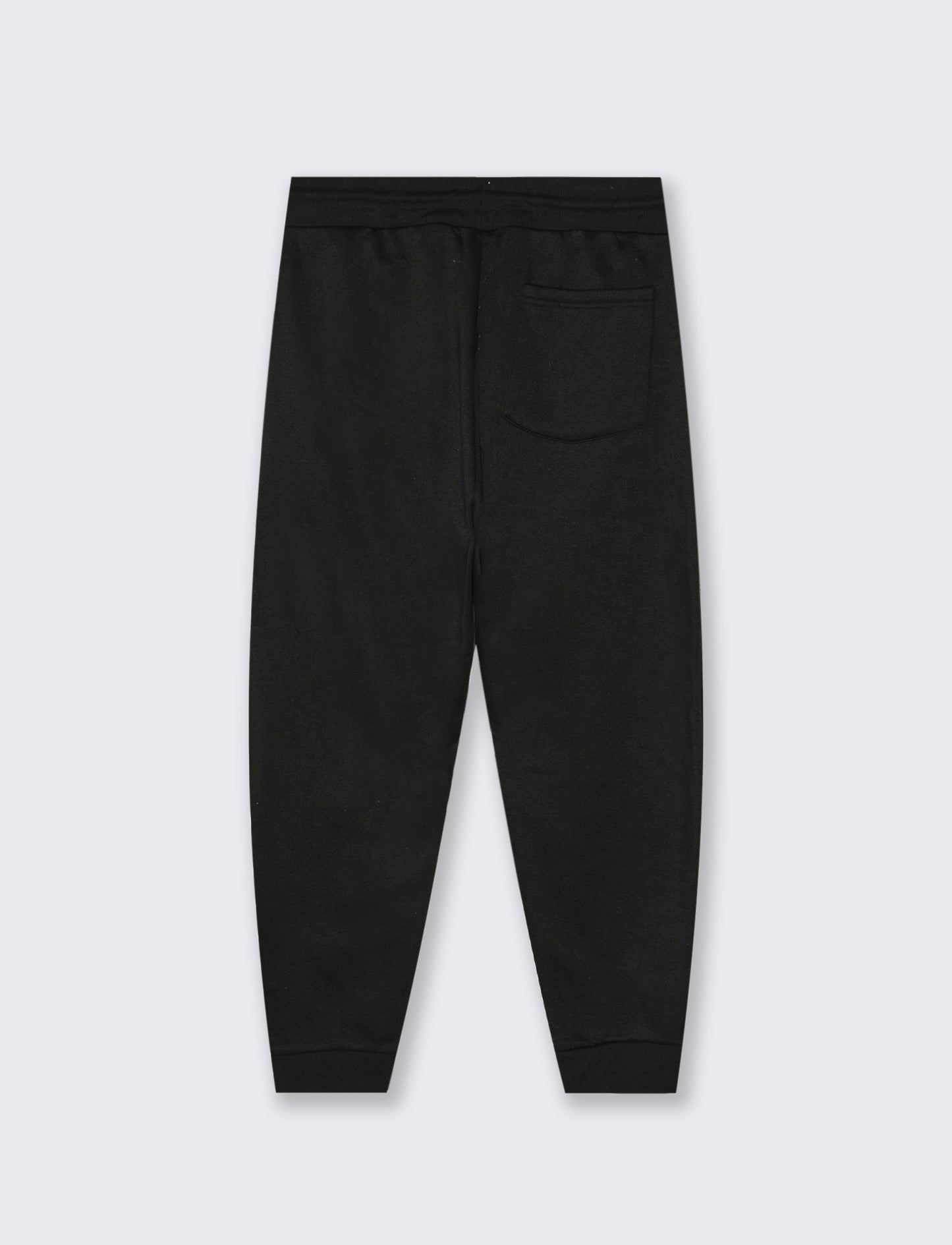 PANTALONI IN FELPA CON VITA JOGGER E STAMPE DIOS - Nero