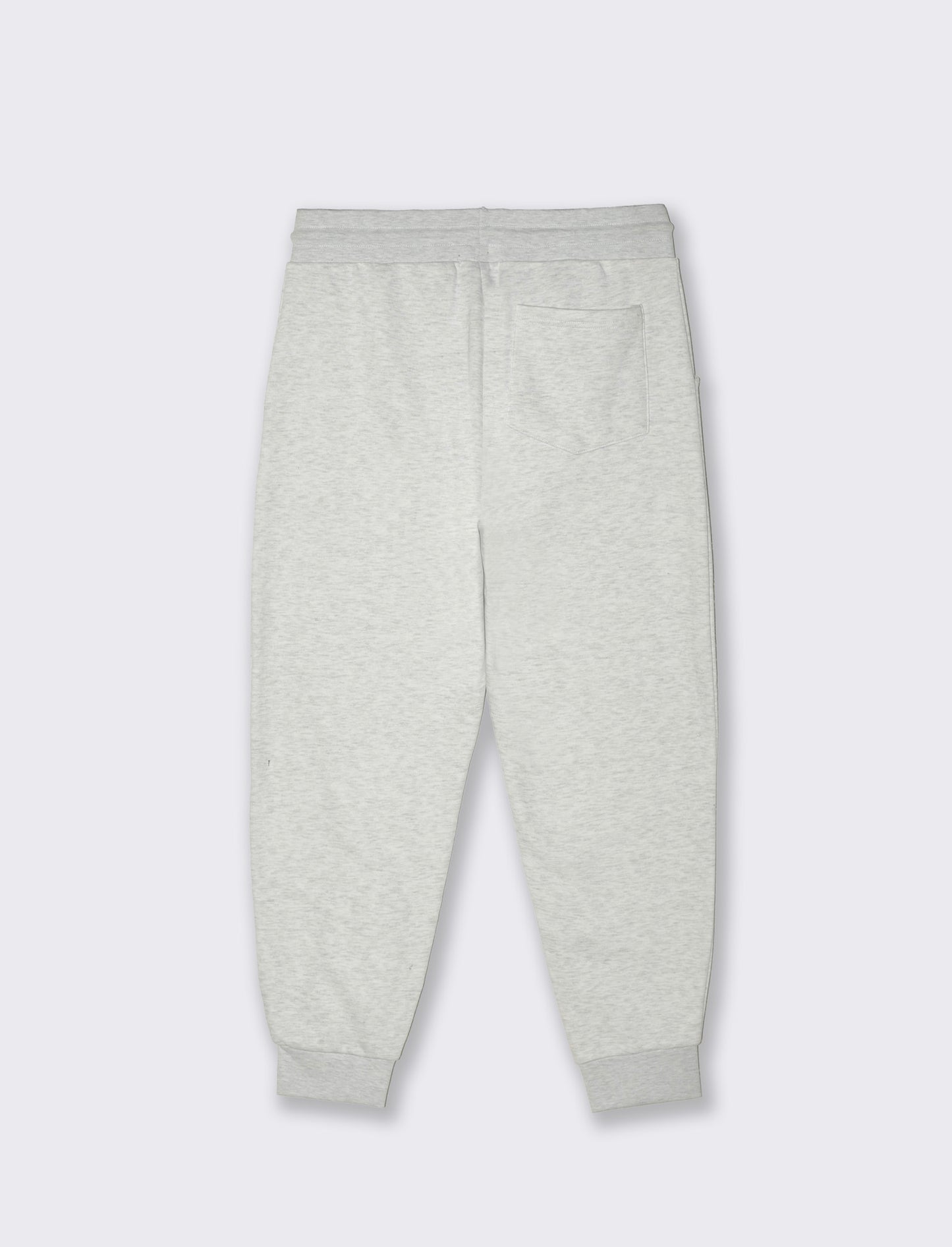 PANTALONI IN FELPA CON VITA JOGGER E STAMPE DIOS - Grigio mel.