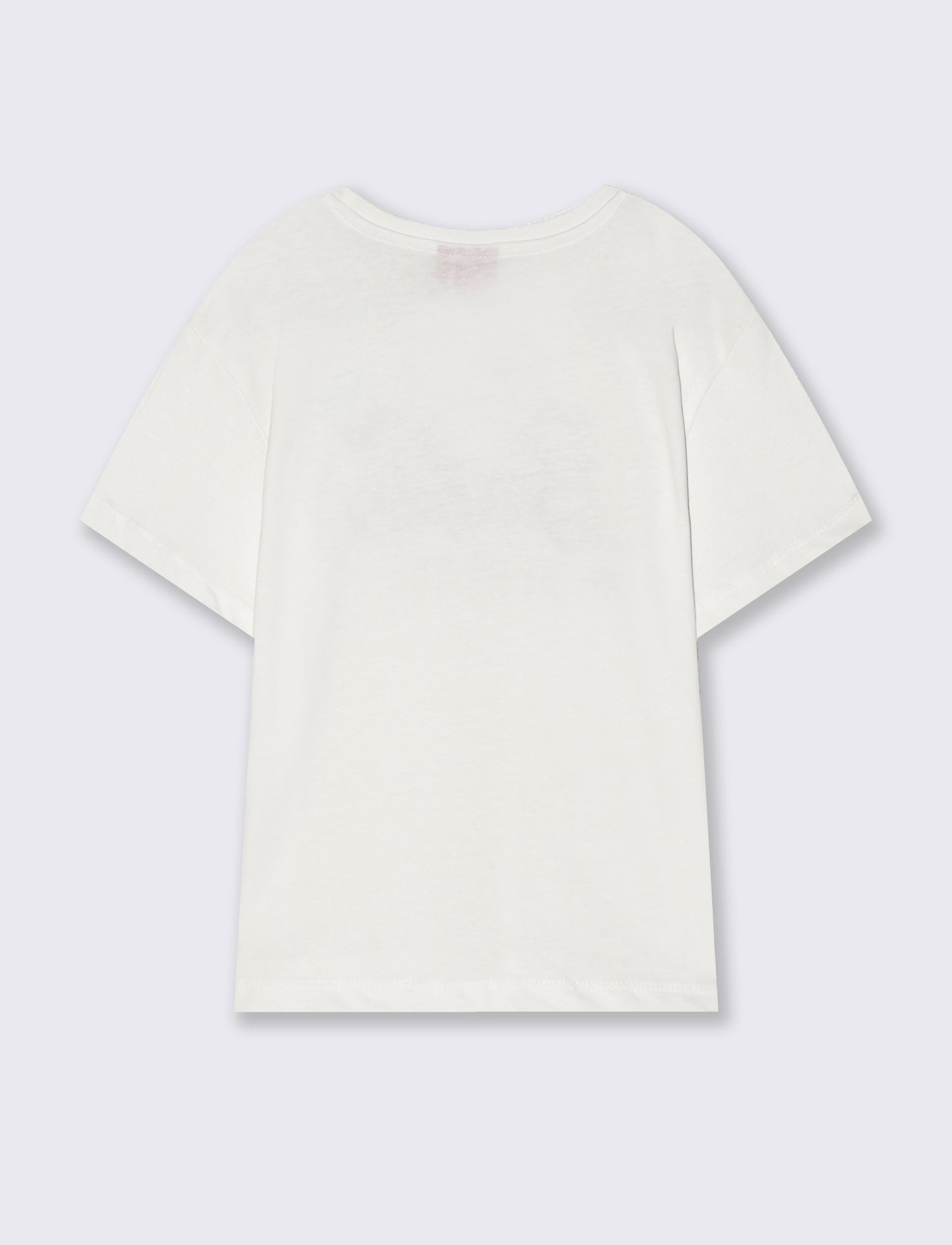 T-shirt estiva Barbie in cotone glamour - Bianco