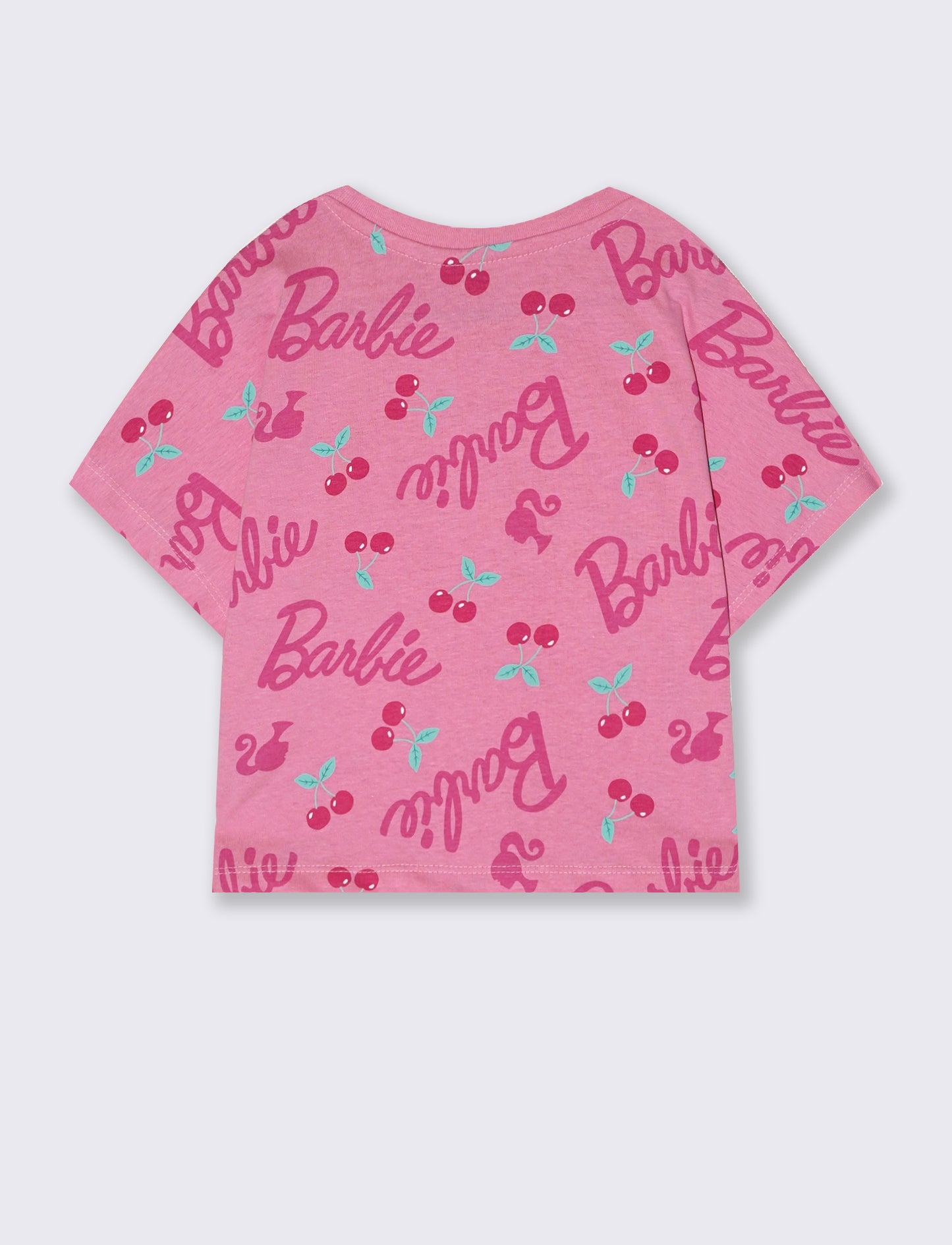 T-shirt estiva Barbie in cotone glamour - Rosa