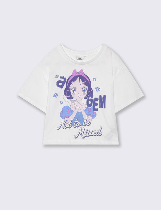 T-shirt Disney Biancaneve - Bianco