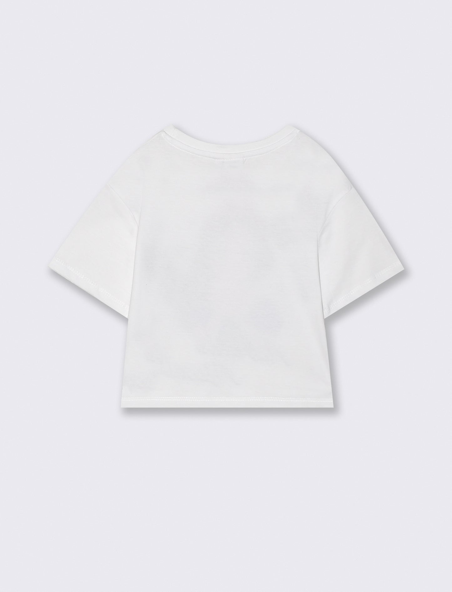 T-shirt Biancaneve in cotone fresco - Bianco