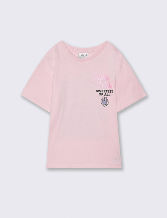 T-shirt Disney Biancaneve - Rosa