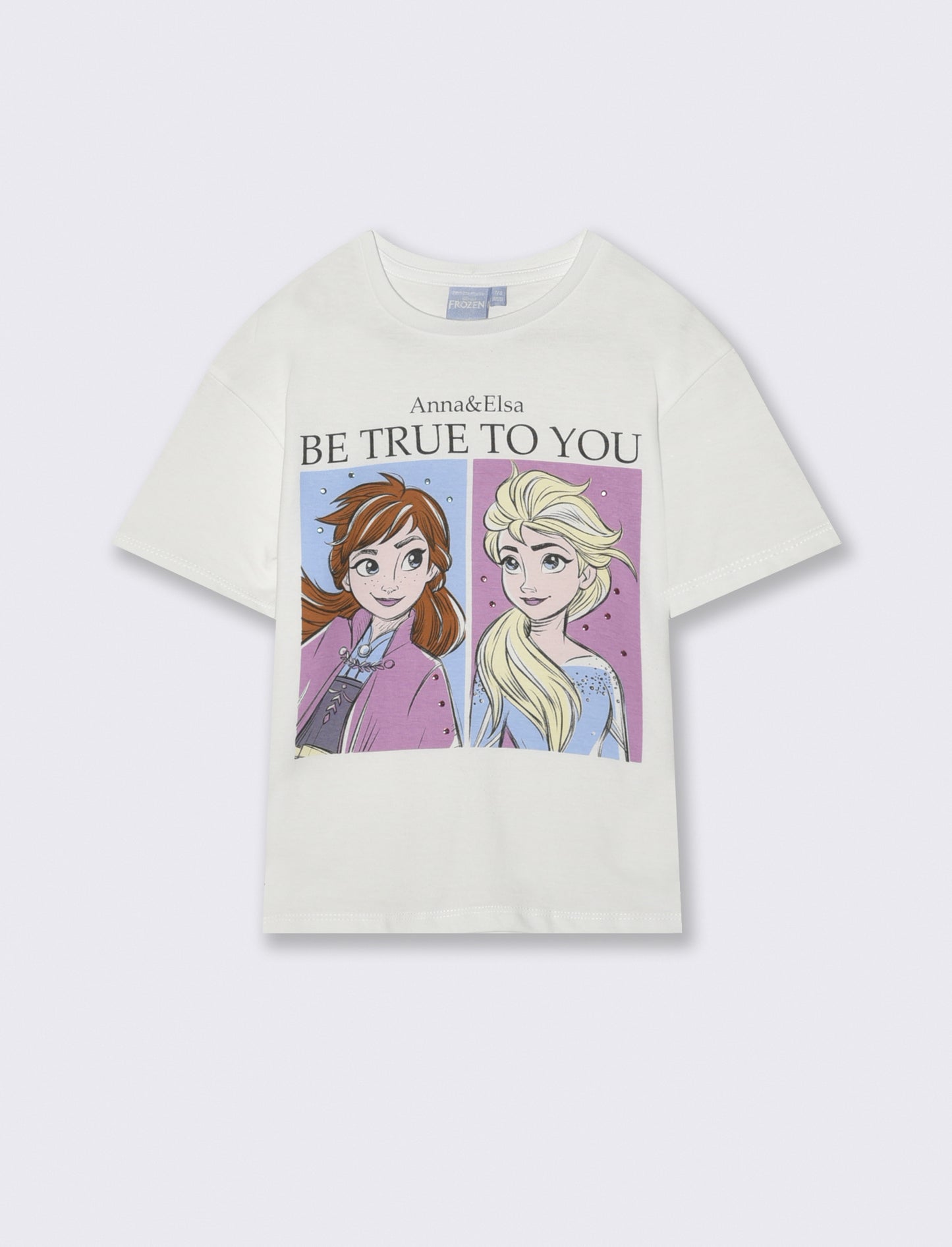 T-shirt Disney Frozen mezza manica cotone - var 1