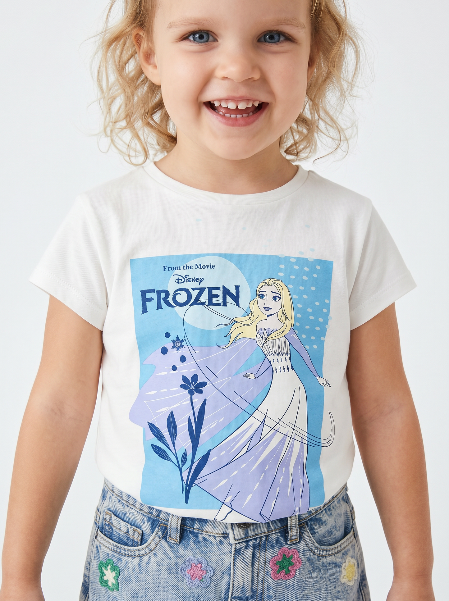 Disney Frozen Cotton Short Sleeve T-Shirt - 