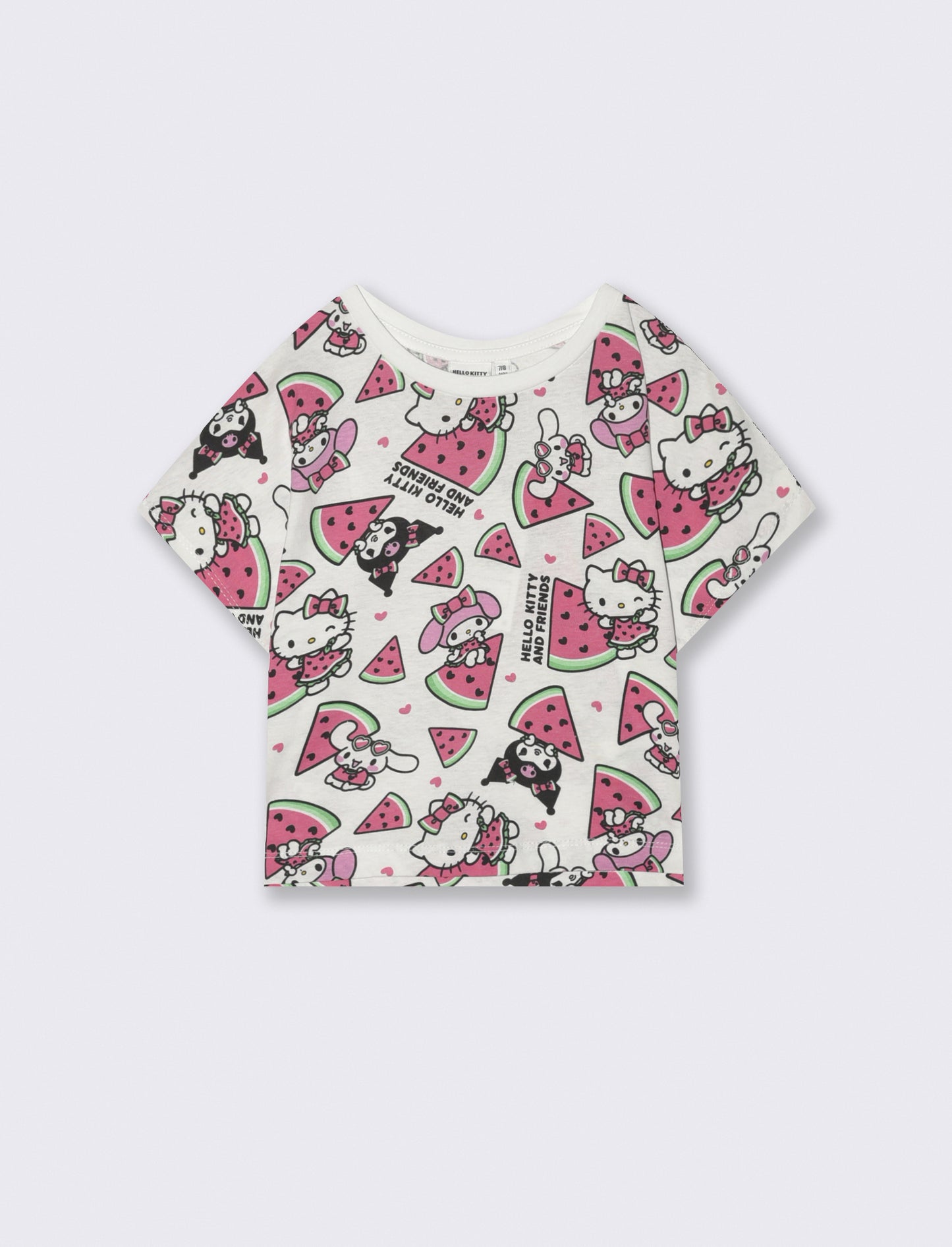 T-shirt estiva Hello Kitty in cotone - Fantasia