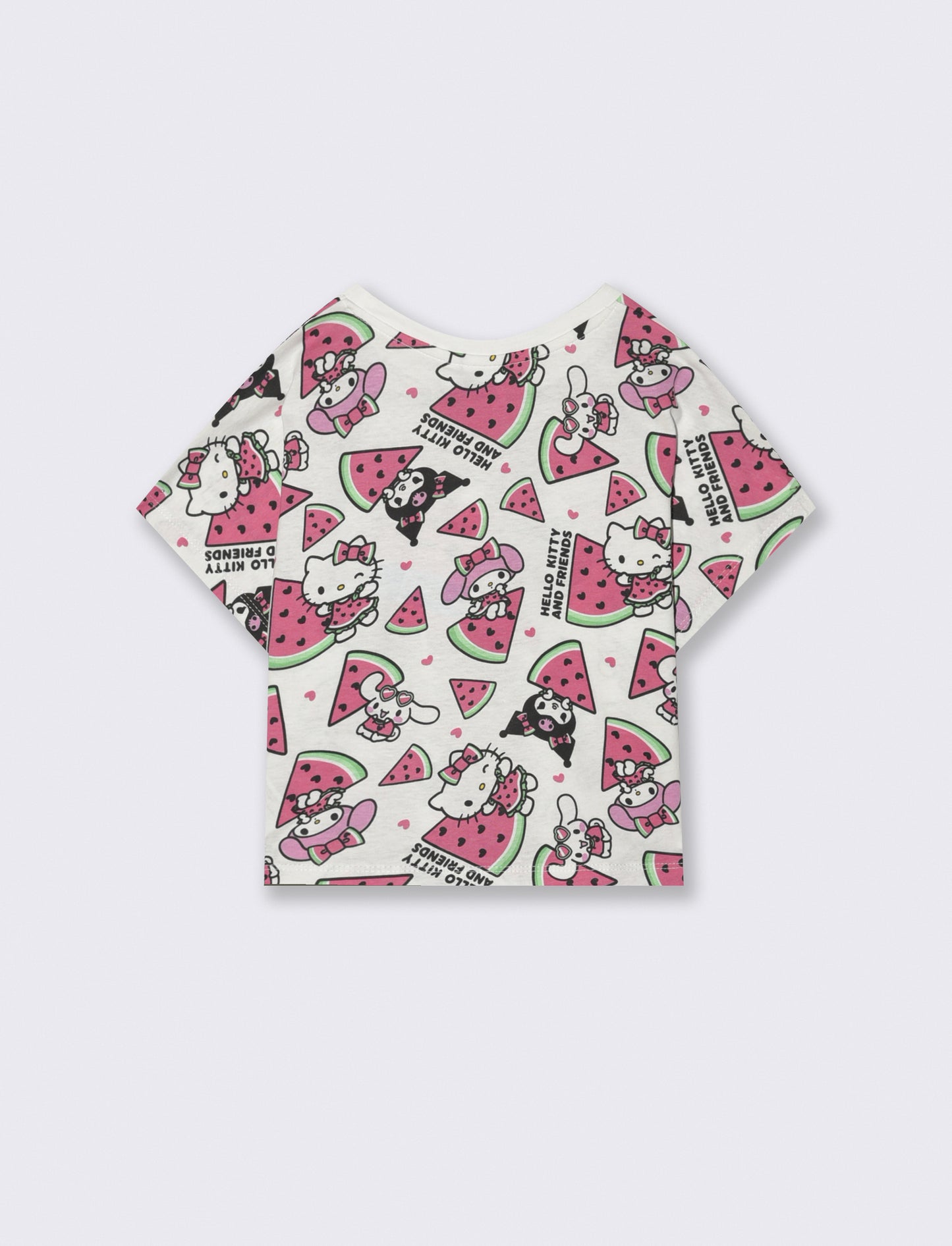 T-shirt estiva Hello Kitty in cotone - Fantasia