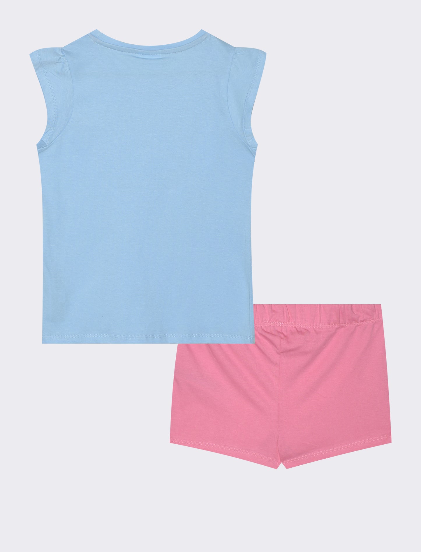 Disney Stitch 2 Piece Cotton Set - Sky blue