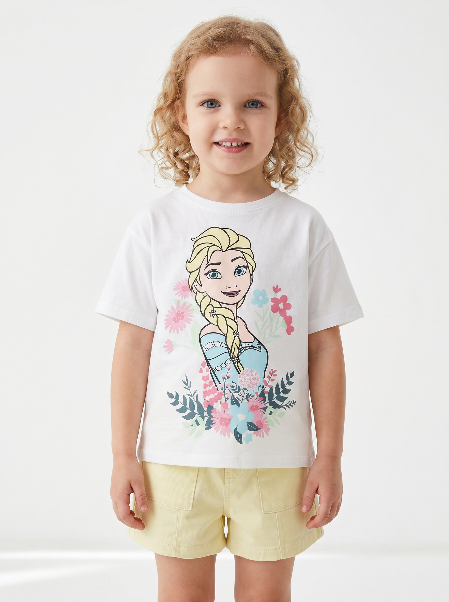Disney Frozen T-shirt with Elsa print - White